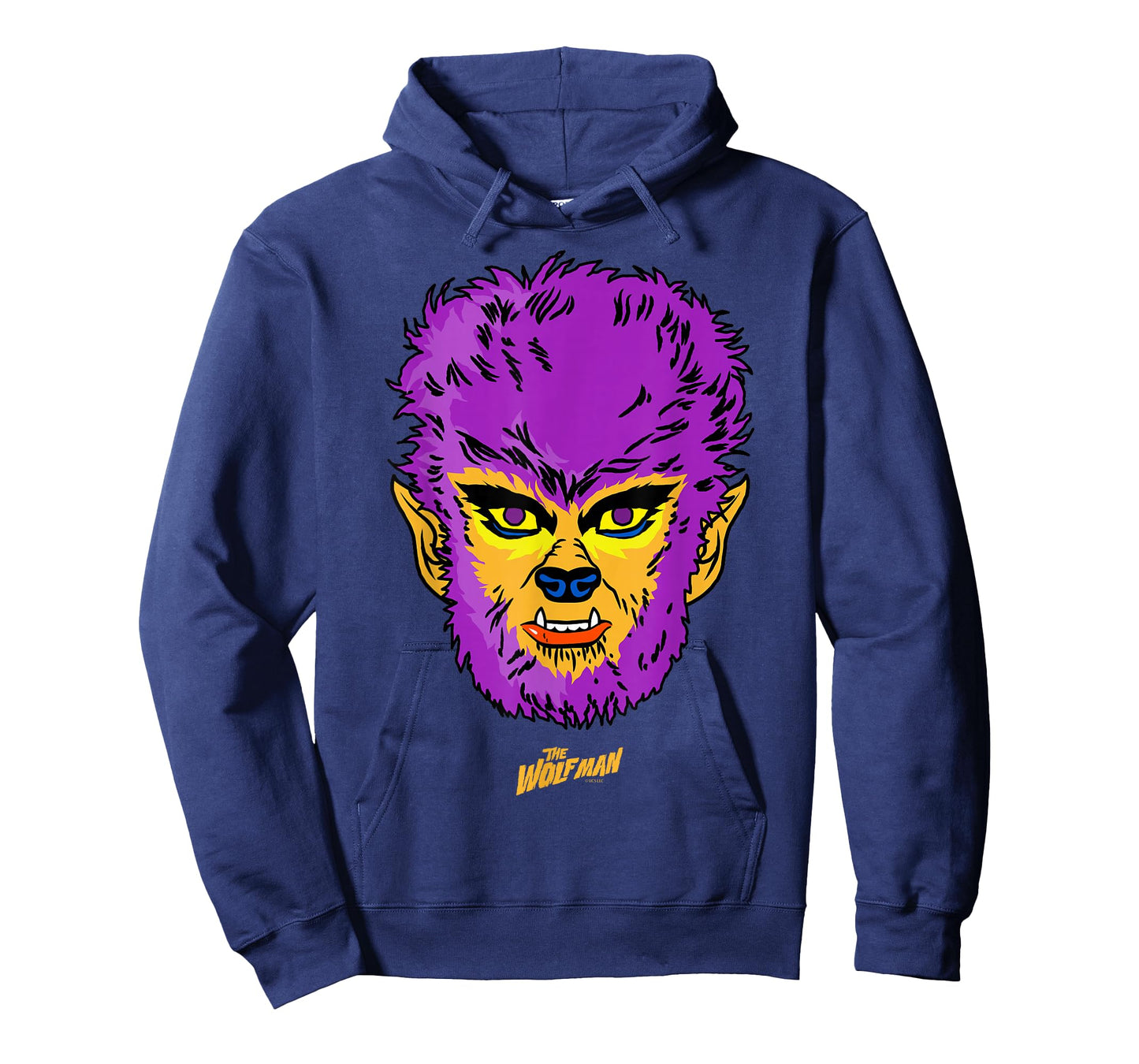 Universal Monsters Wolfman Retro Big Face T-Shirt