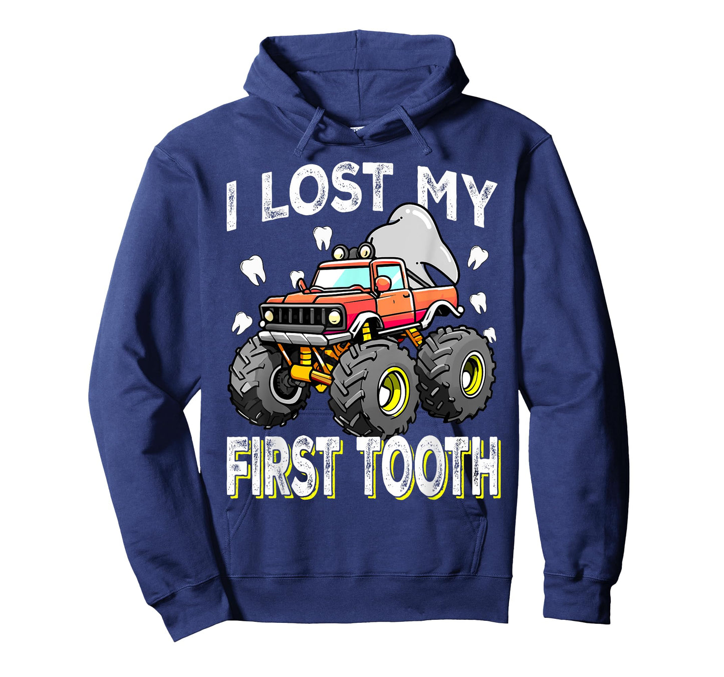 Monster Truck Loading First Tooth for I Lost My First Tooth T-Shirt