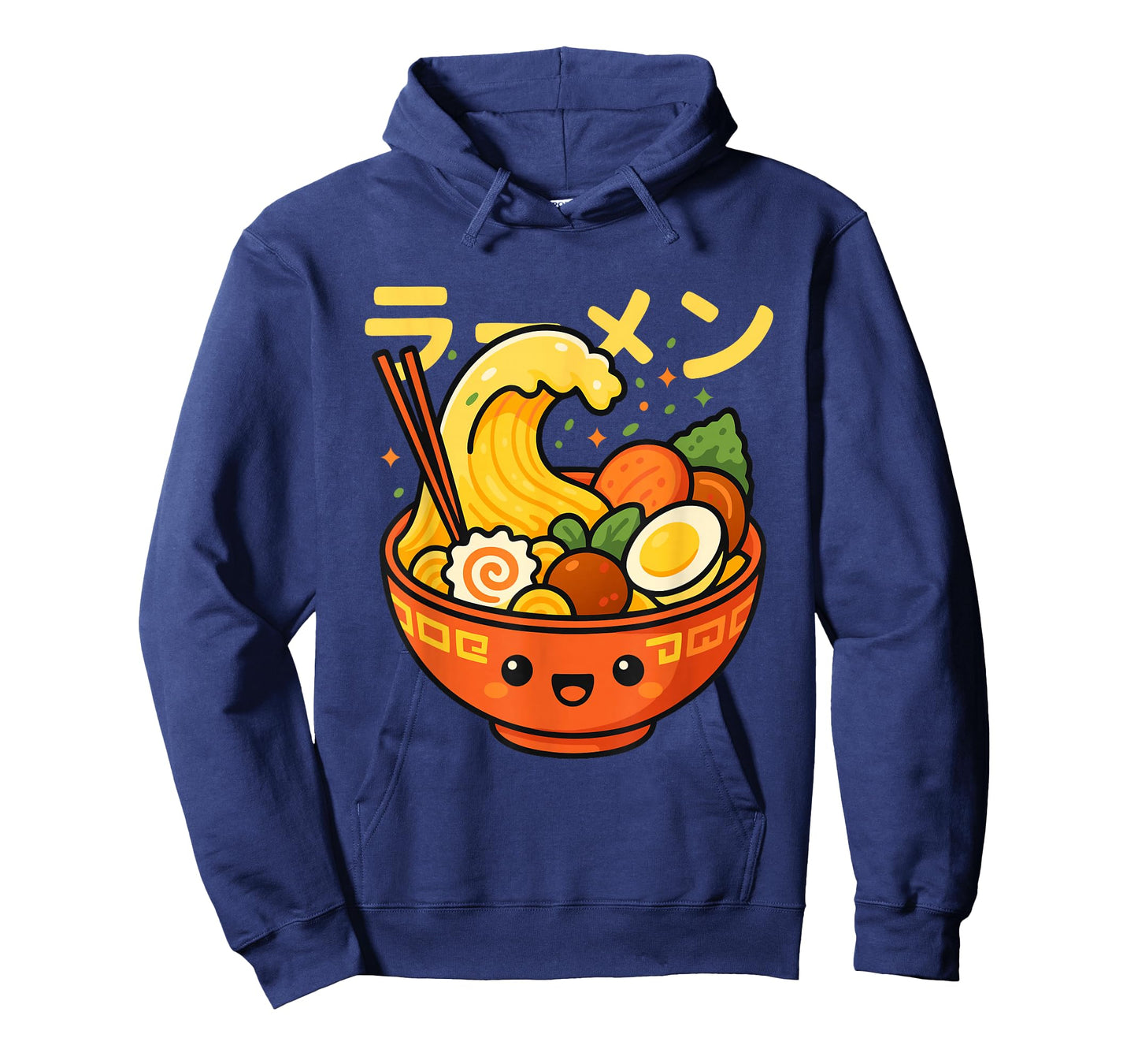 Kawaii Big Wave Ramen Noodles Japanese Style Anime T-Shirt