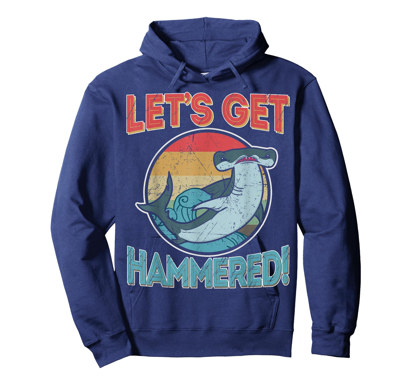 Hammerhead Funny Shark Gifts Shirts, Let's Get Hammered T-Shirt