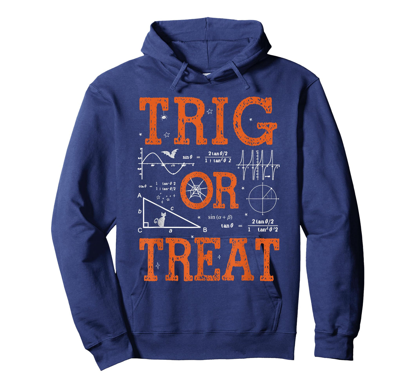 Funny Trig Or Treat Trigonometry Math Teacher Halloween T-Shirt
