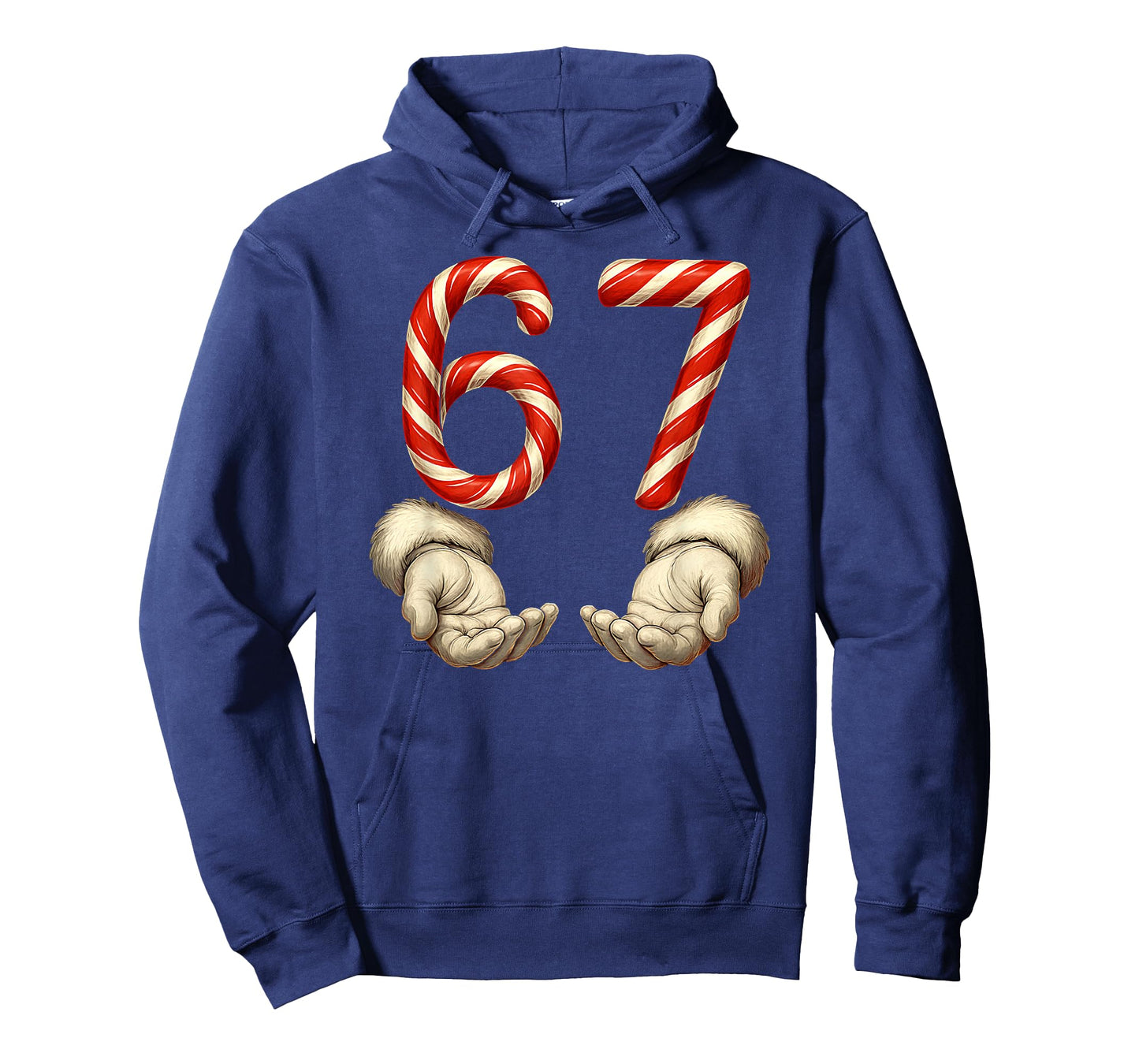 Christmas 67 Santa Claus Candy Canes Funny Humor Meme T-Shirt