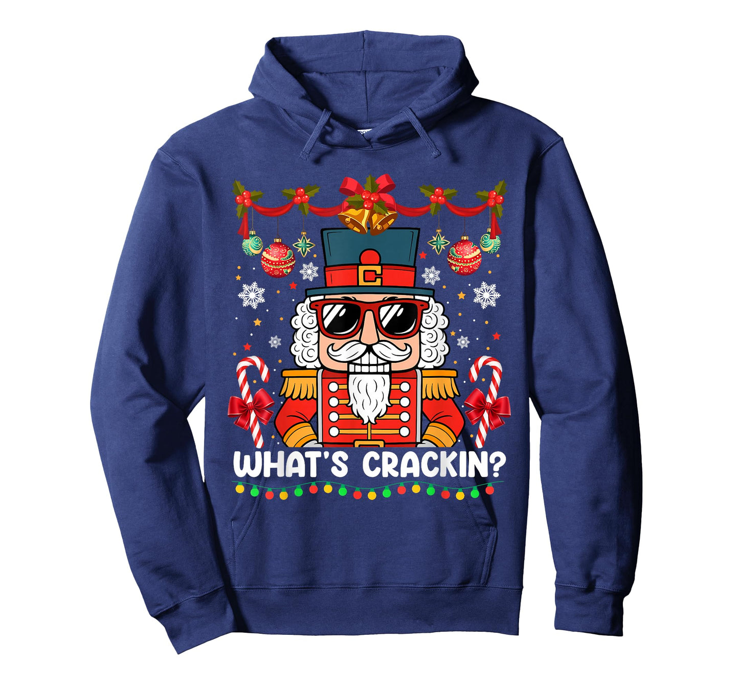 Nutcracker What's Crackin Funny Christmas Men Women Kids T-Shirt