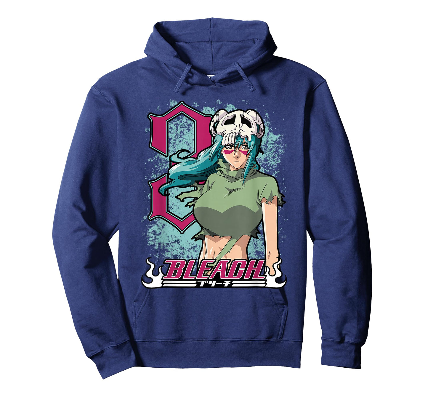 Bleach Neliel 3 with Splatter and Logo Anime T-Shirt
