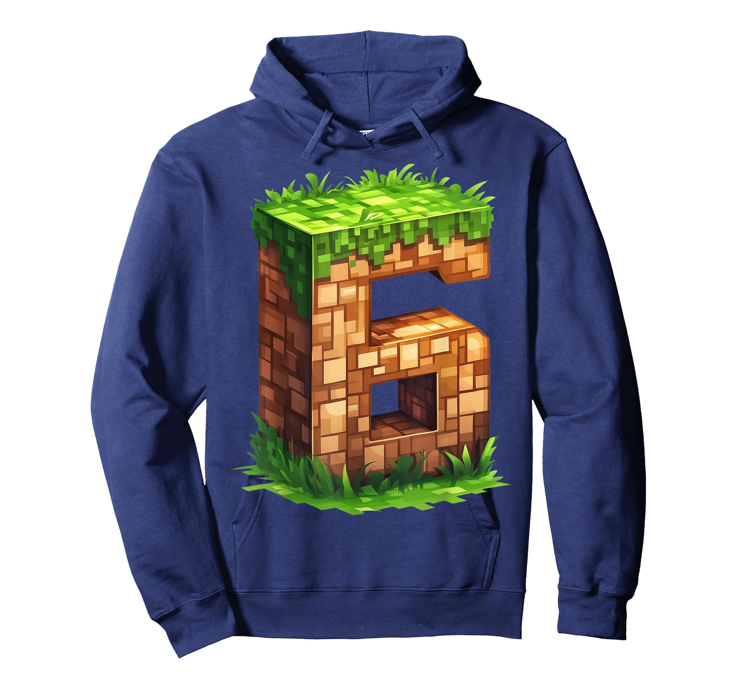 Fun 6th Birthday Number 6 Video Gamer Pixel Themed Bday Boys T-Shirt