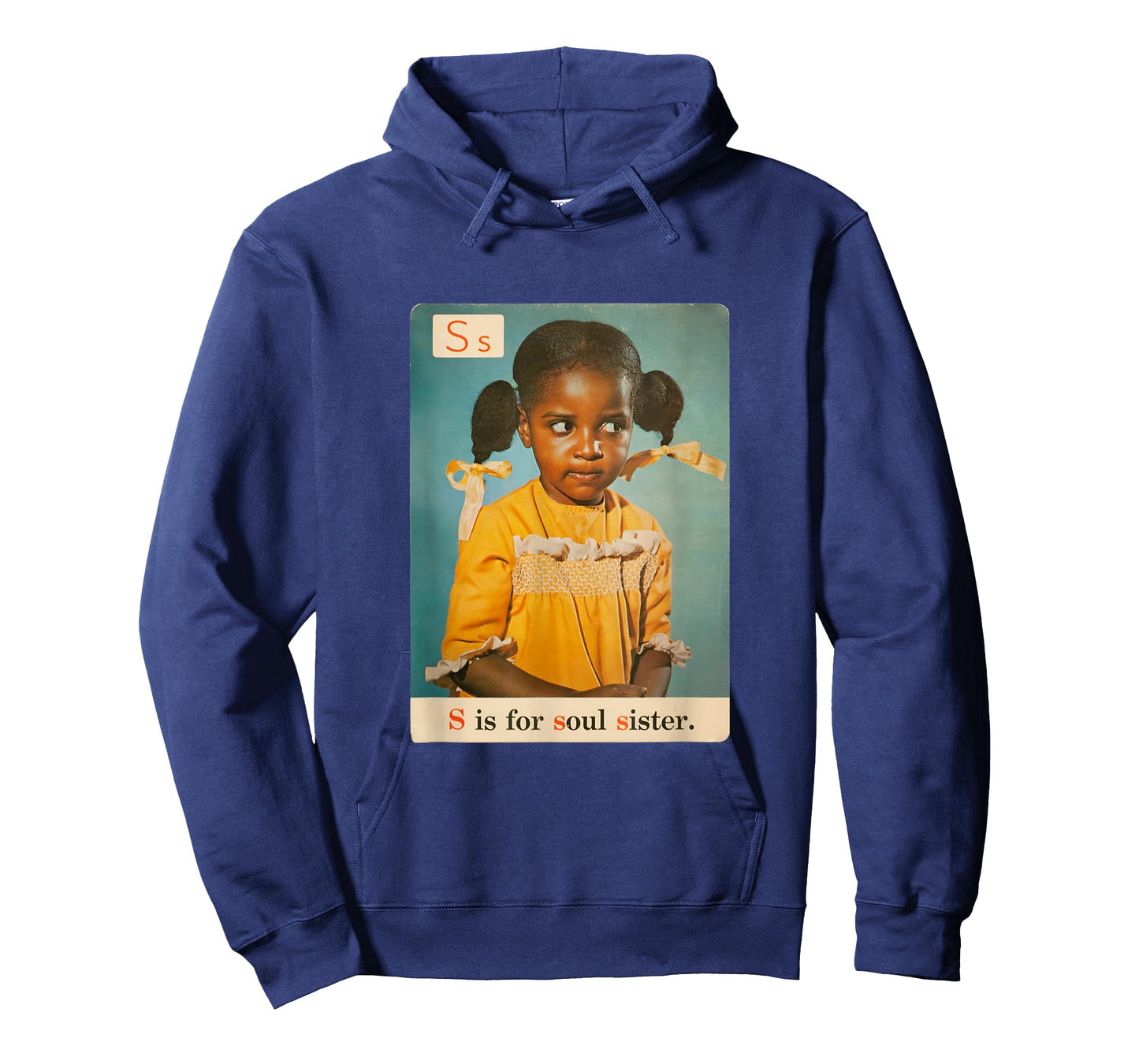 S is for Soul Sister 1970s Retro Black History Pride Apparel T-Shirt