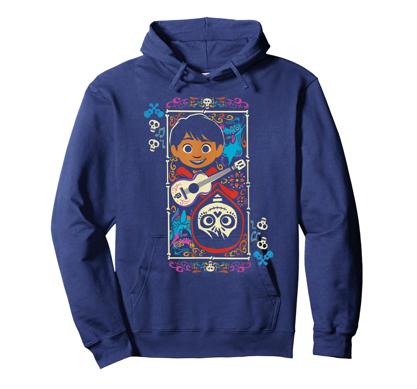 Disney Pixar Coco Miguel Two Faces Day Of The Dead Big Frame T-Shirt