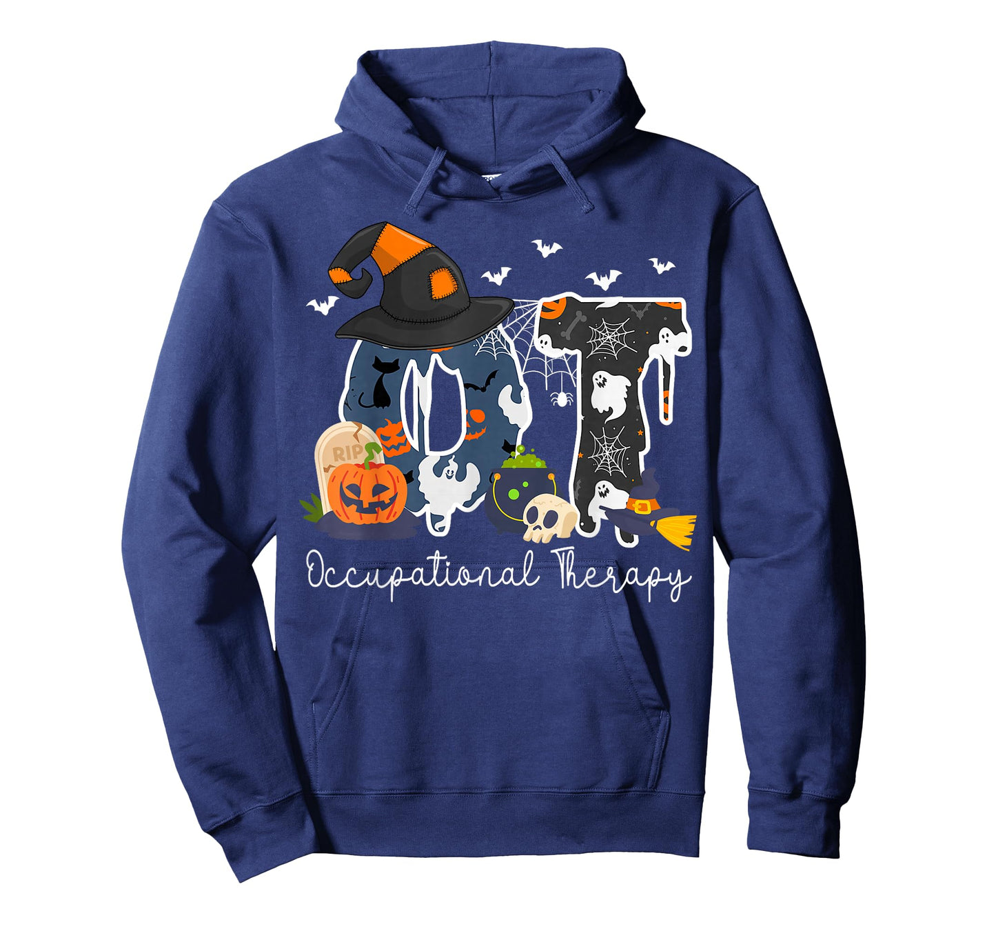Halloween Occupational Therapy Ghost Spooky Nurse OT T-Shirt
