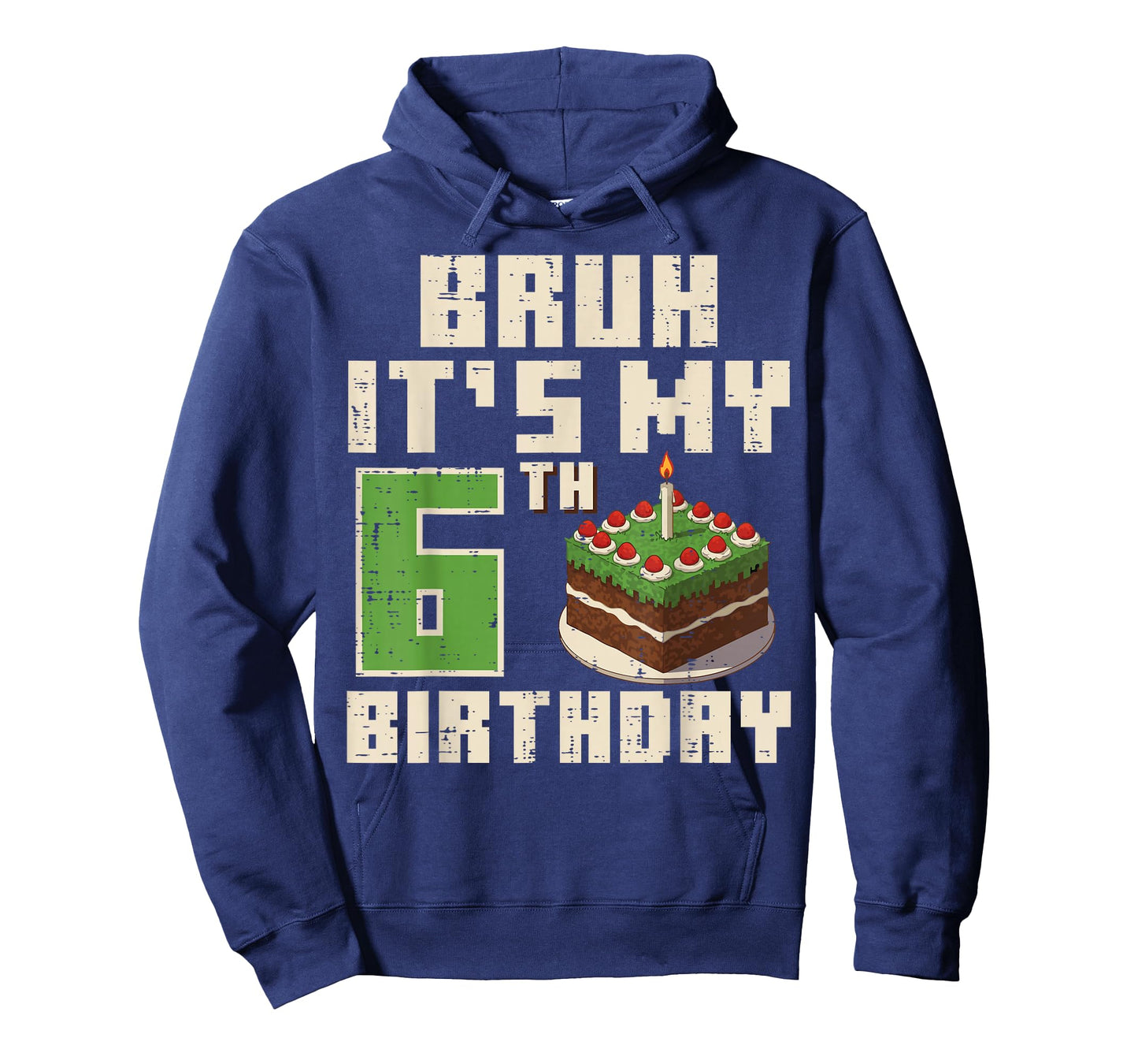 6th Birthday Pixel Gamer 6 Year Old Gaming Bday Boys Kids T-Shirt