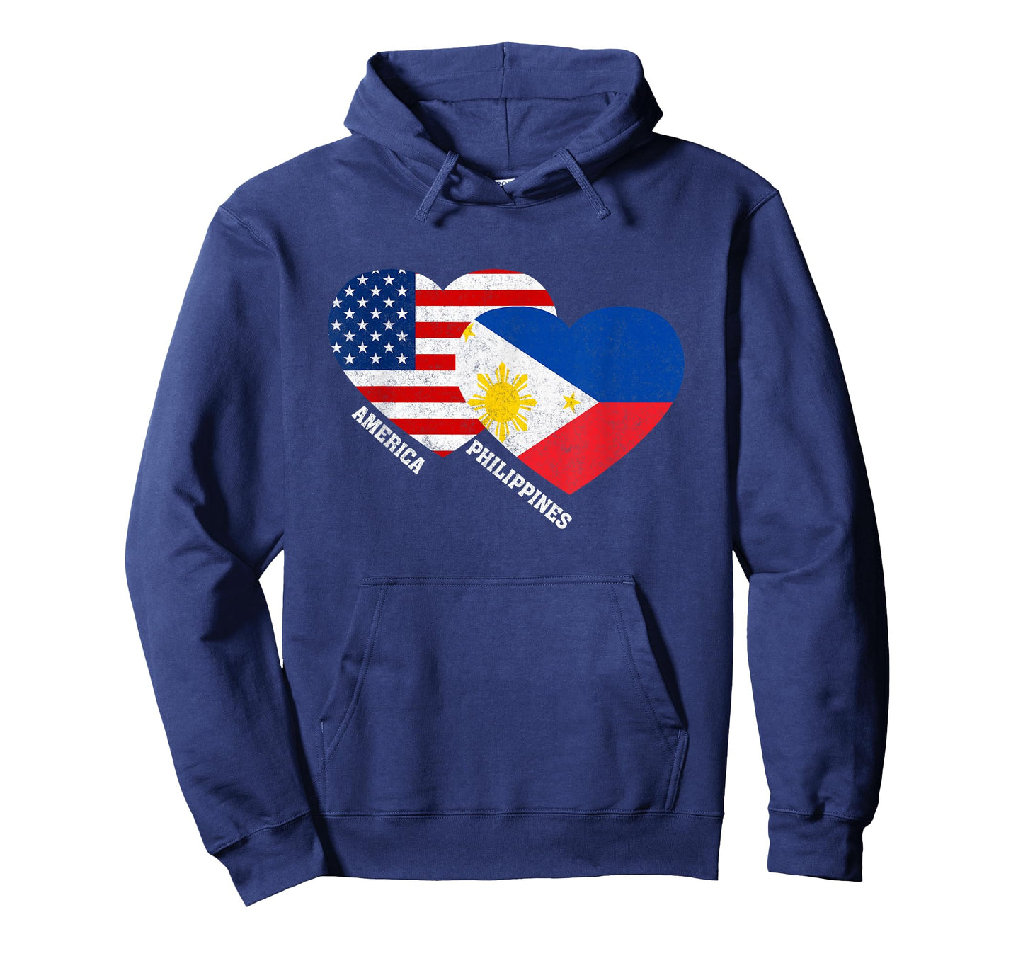 Philippines Flag Shirt Filipino American Pride Vintage T-Shirt