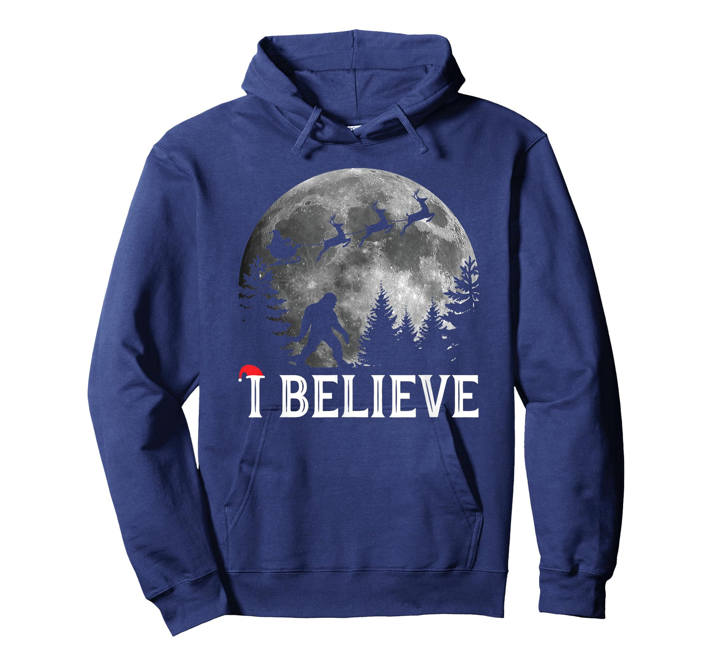 Funny Bigfoot I Believe Sasquatch Christmas T-Shirt