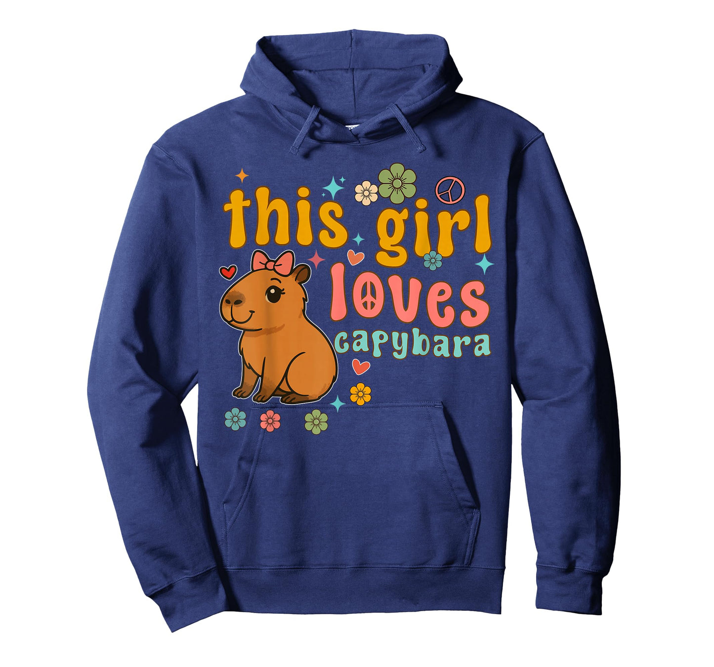 This Girl Loves Capybara Funny Capybara Daughter Niece Mom T-Shirt