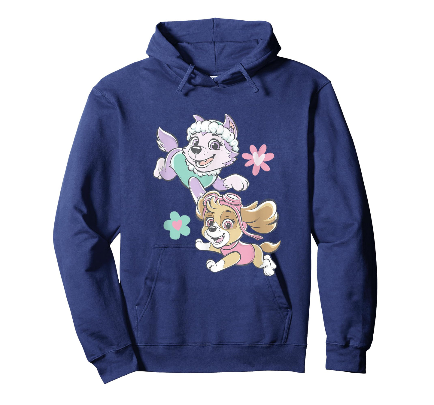 Paw Patrol Skye and Everest Pastel Floral Duo T-Shirt