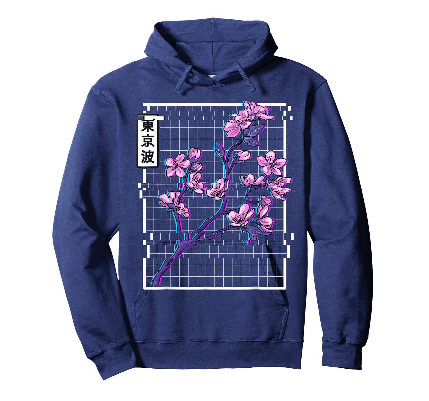 Cherry Blossom Glitch Vaporwave Aesthetic Pastel Japan Art T-Shirt