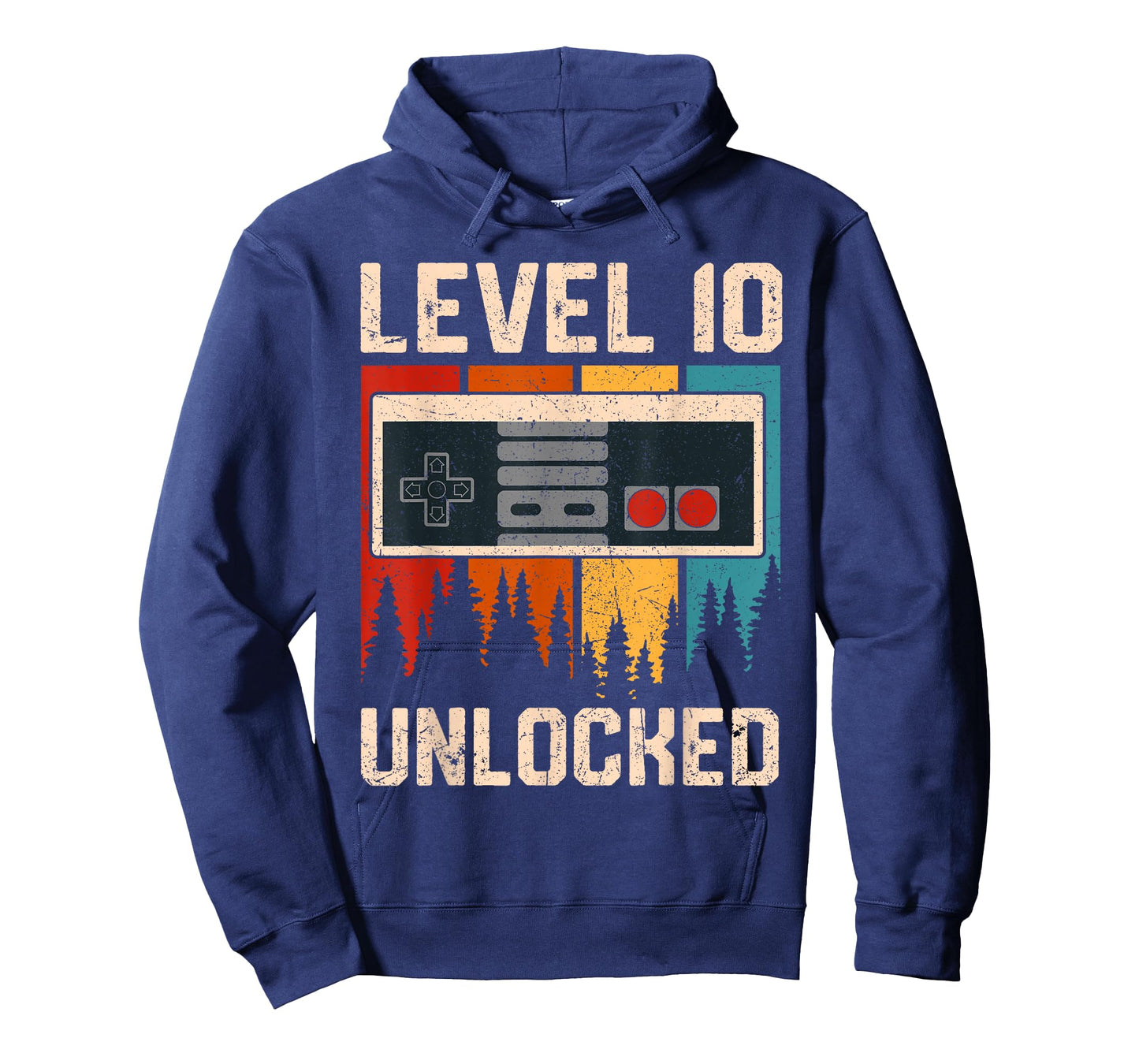 Level 10 Unlocked Video Game Controller Birthday Mens Boys T-Shirt
