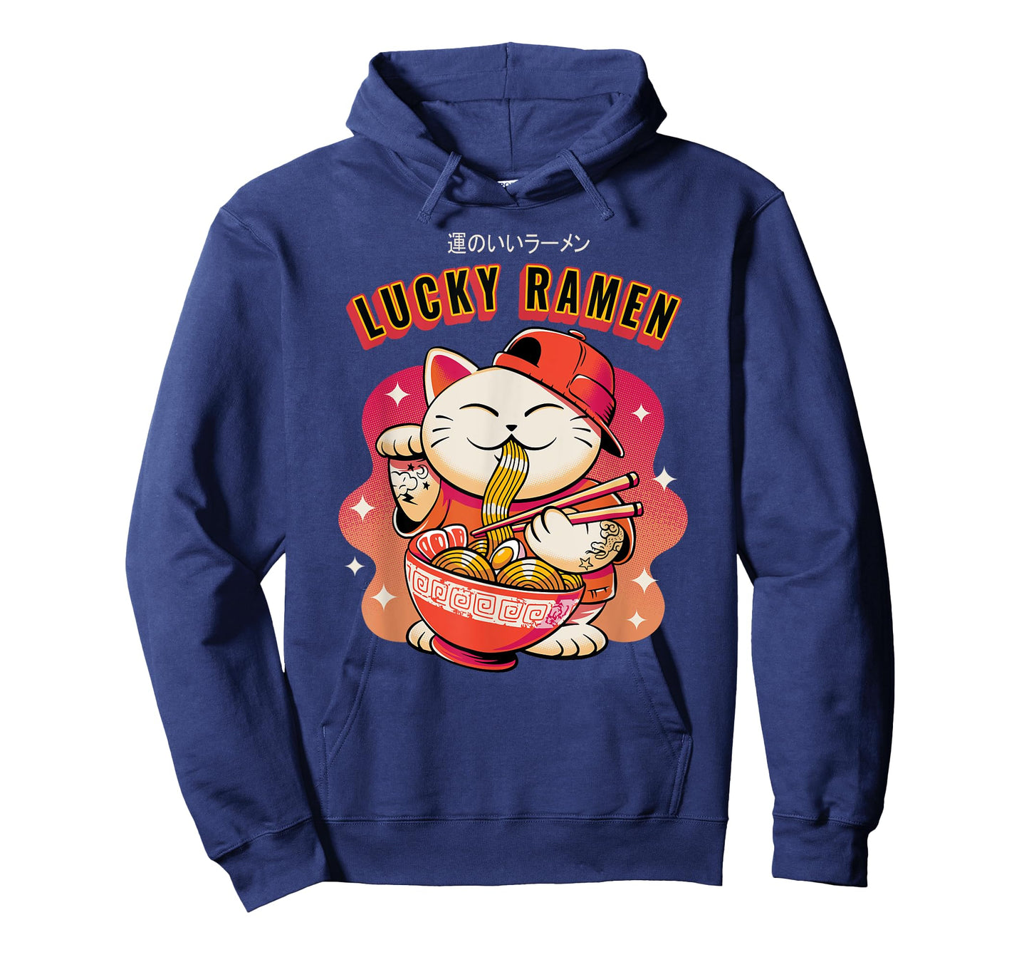 Lucky Cat and ramen Maneki-Neko Japanese Good Luck T-Shirt
