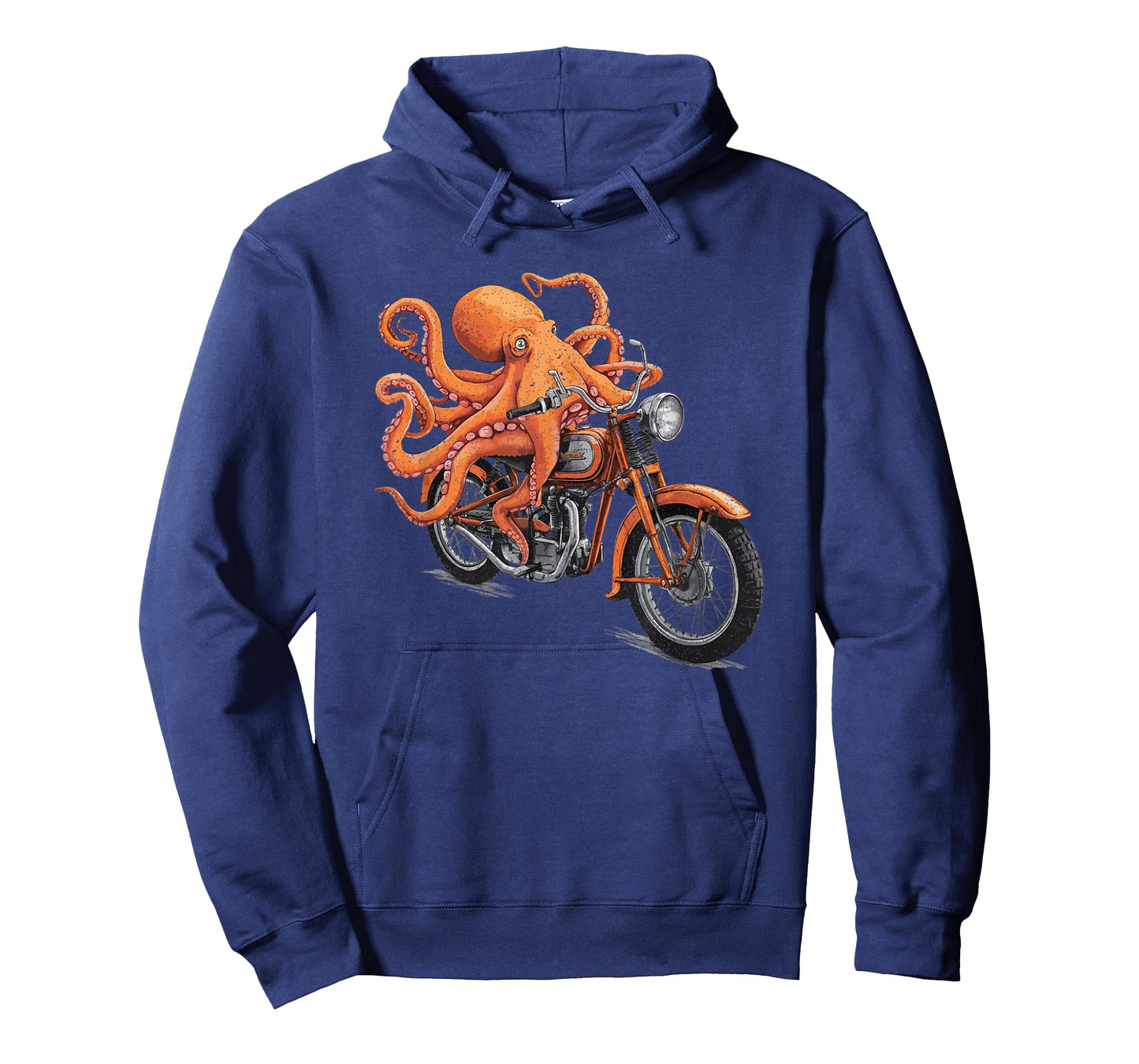 Octopus Riding vinage Biker Motorcycle T-Shirt
