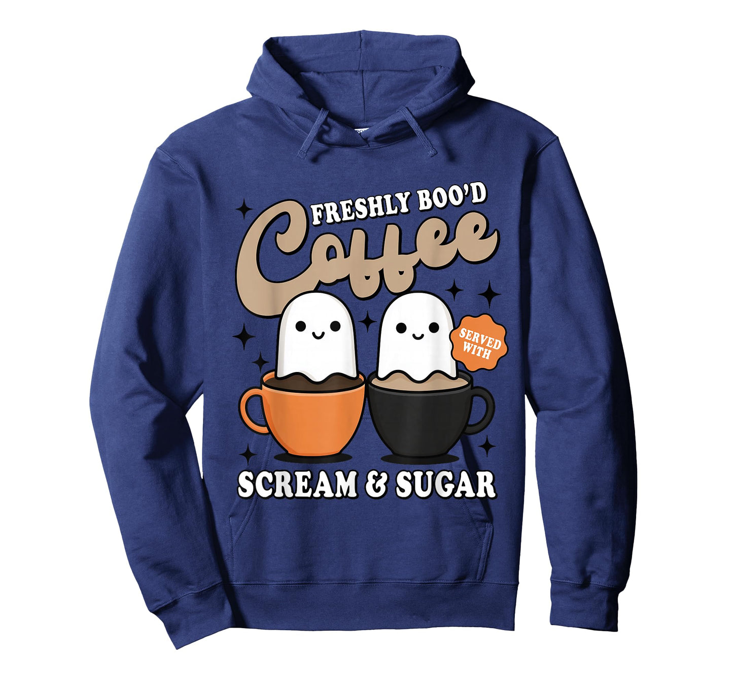 Cute Fall Halloween Ghost Trendy Preppy Freshly Boo'd Coffee T-Shirt
