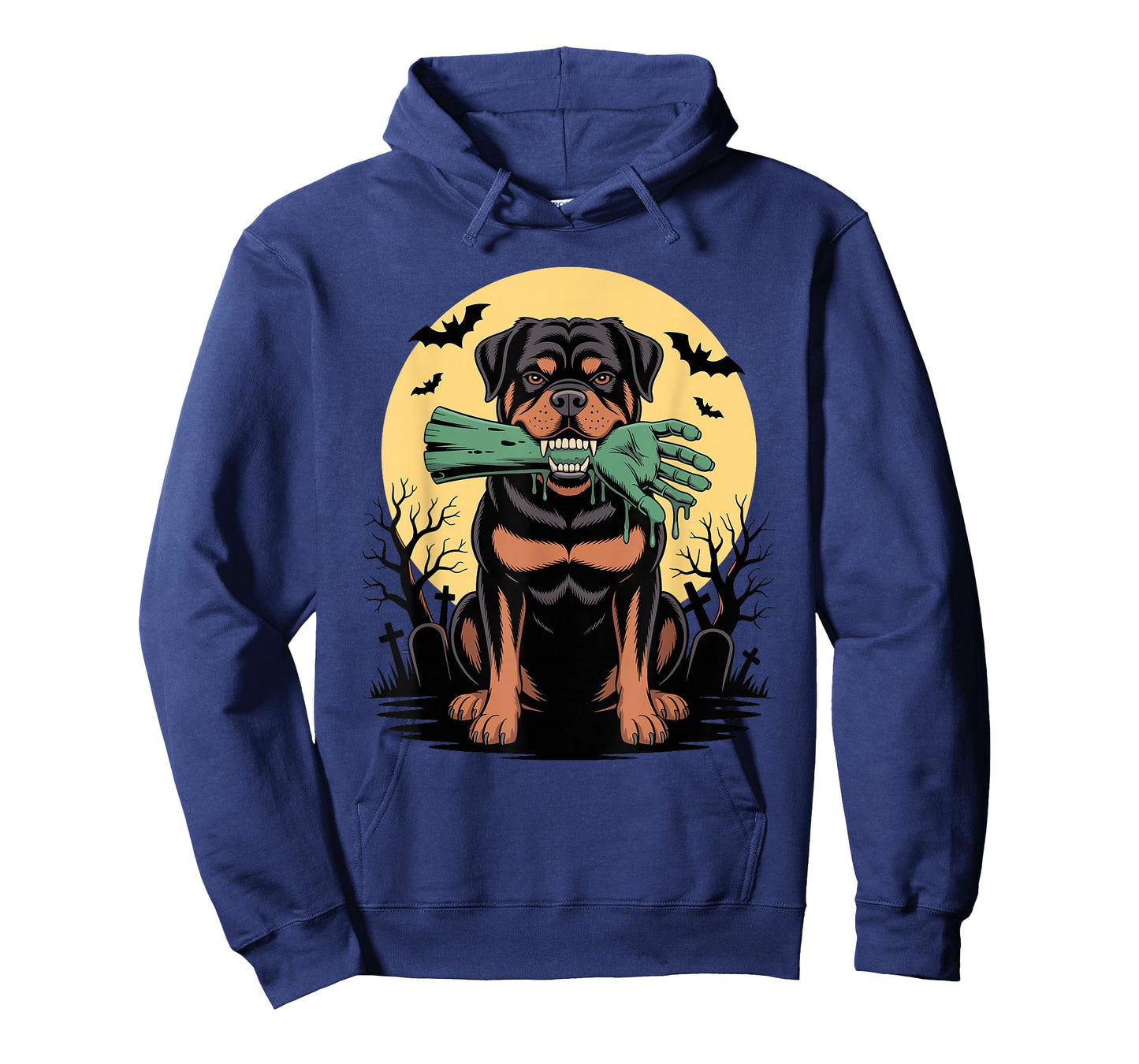 Halloween Moon Zombie Rottweiler Rottweilers Rot Dog Rottie T-Shirt