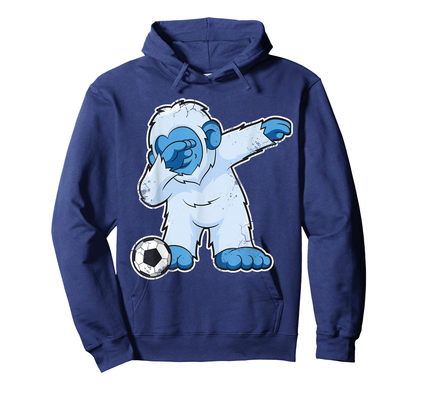 Soccer Dabbing Bigfoot Yeti Abominable Snowman T-Shirt