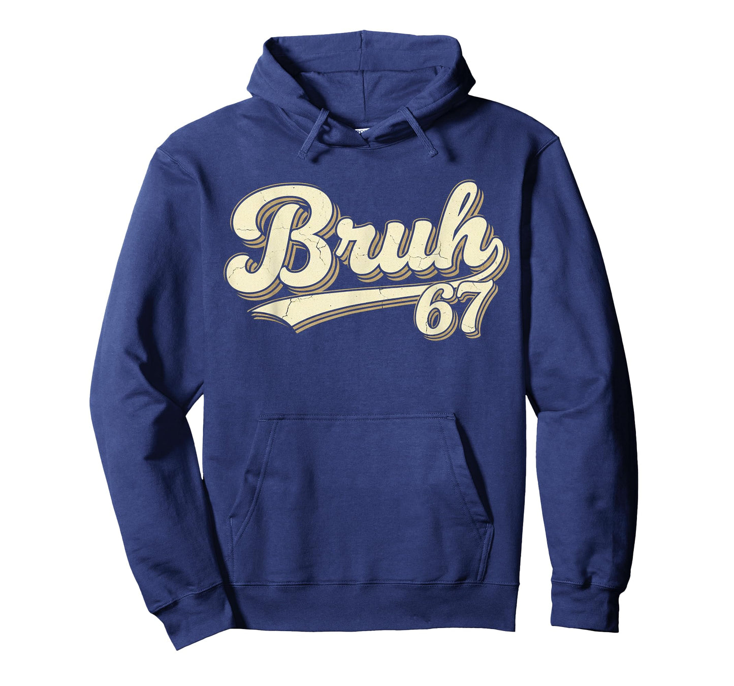 Bruh 67 Baseball Style Meme Slang Sports Number Graphic T-Shirt