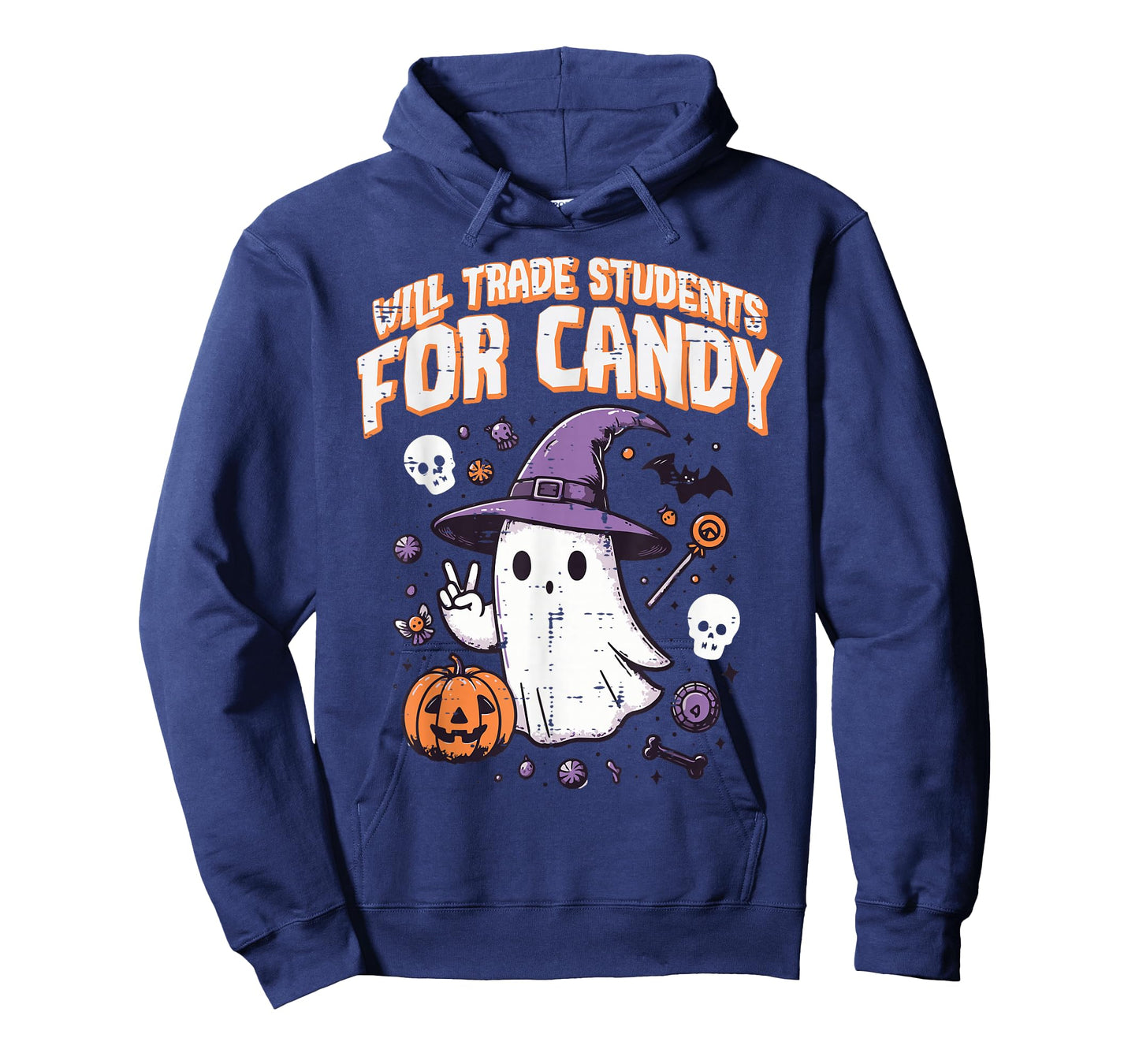 Halloween Teacher Trade Students for Candy Costume Women T-Shirt