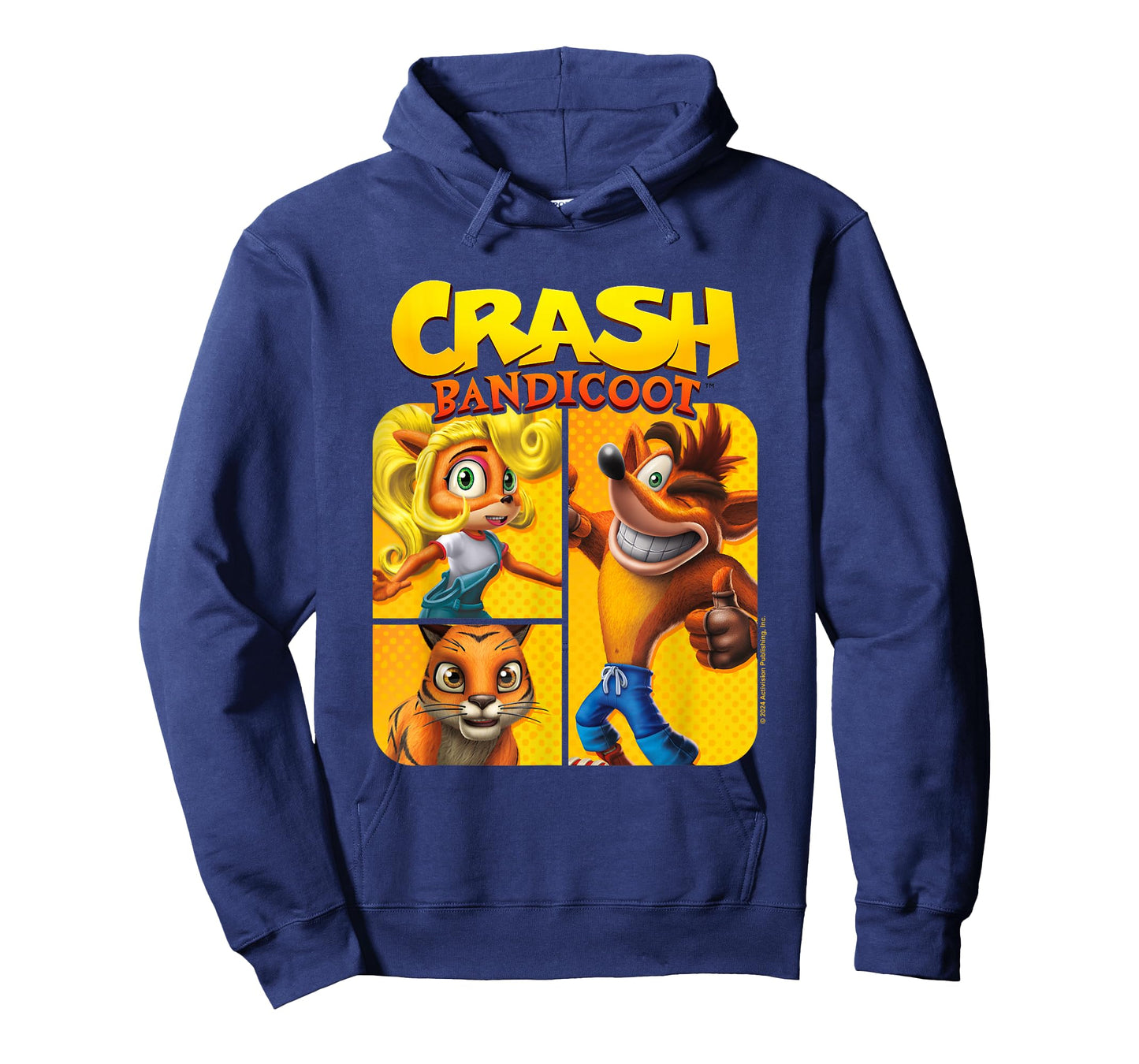 Crash Bandicoot & Friends Vintage Character Panels T-Shirt