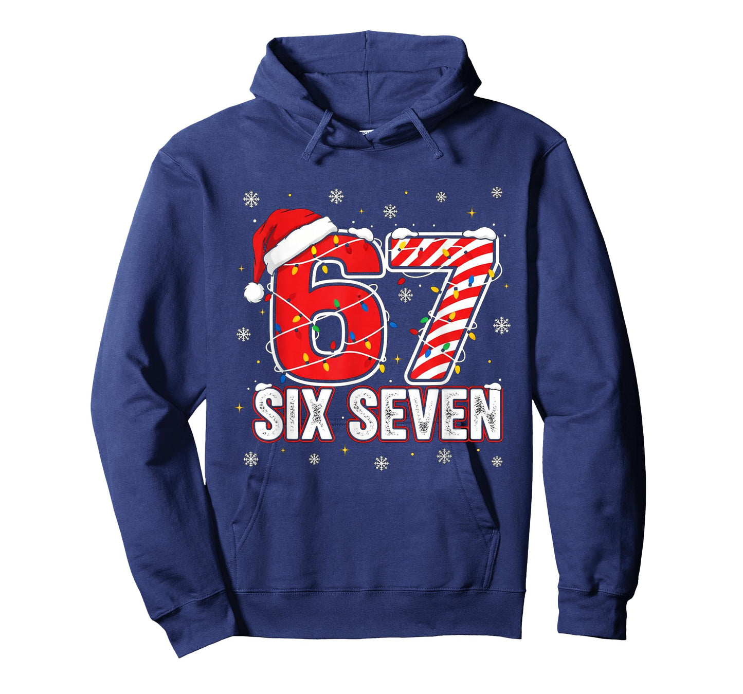 Funny Six Seven 67 Christmas Holiday Women Kids Xmas T-Shirt