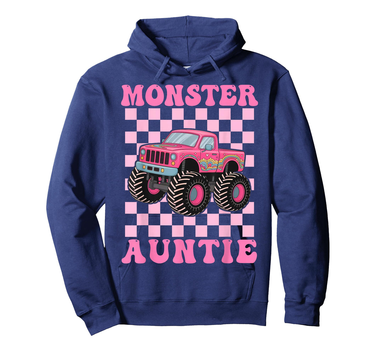 Monster Truck Auntie Family Matching Monster Truck Lovers T-Shirt