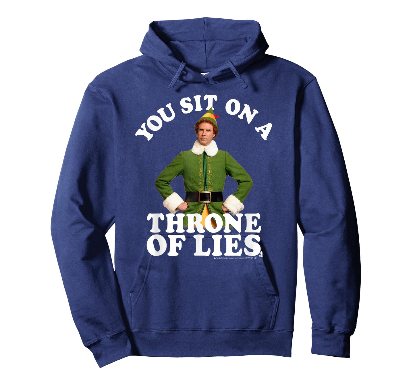 Elf You Sit on a Throne of Lies Christmas Movie T-Shirt