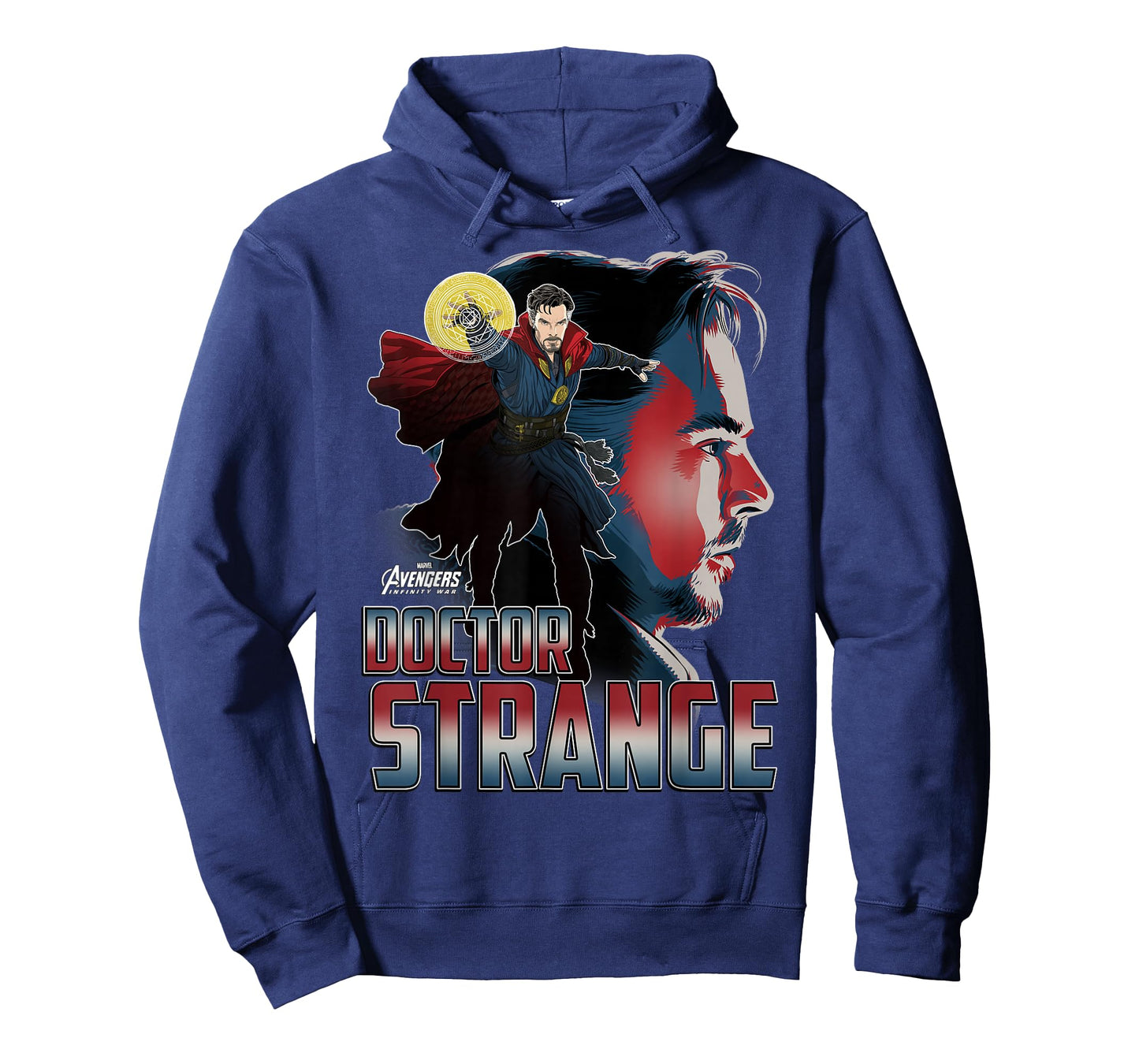 Marvel Infinity War Dr. Strange Head Profile Graphic T-Shirt T-Shirt