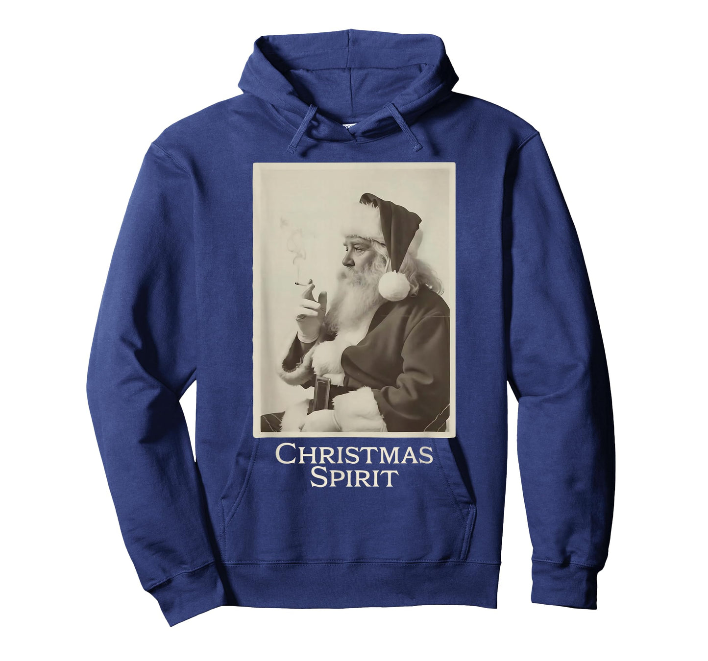 Vintage Funny Smoking Santa Claus Christmas Spirit Christmas T-Shirt