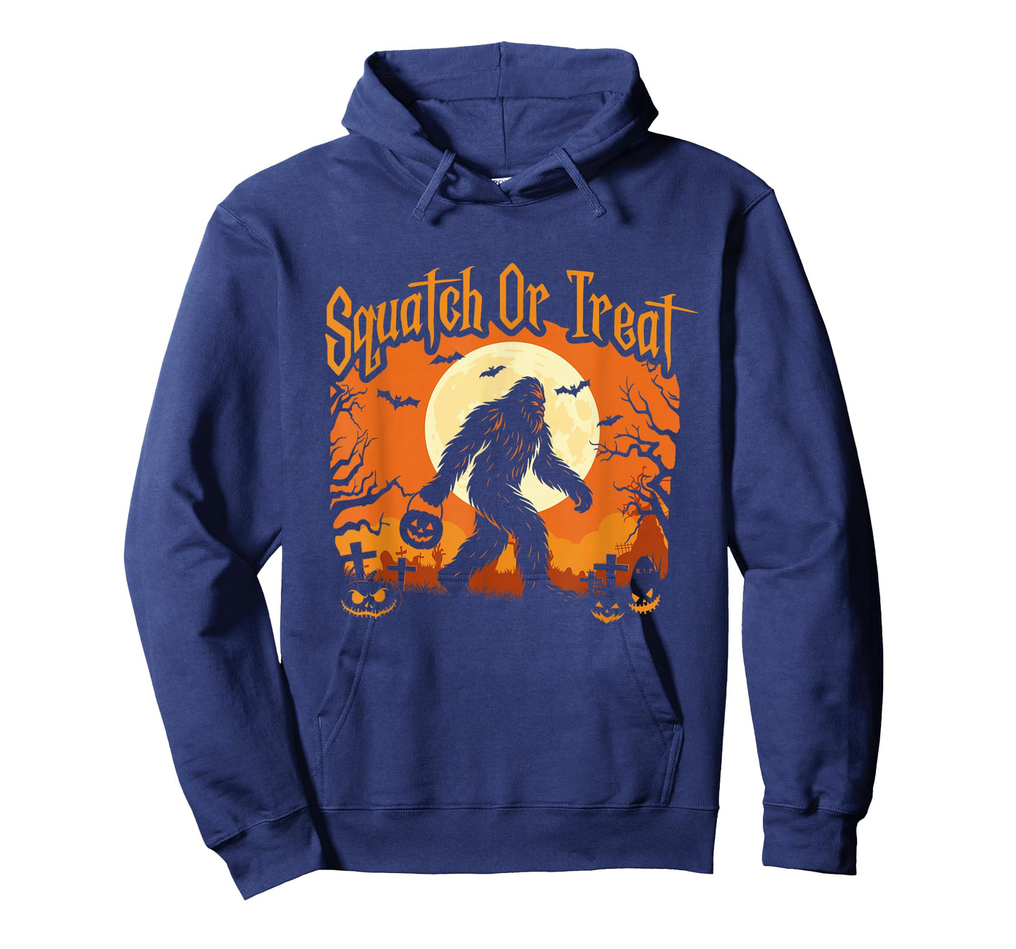 Squatch Or Treat - Spooky Bigfoot Halloween Sasquatch T-Shirt