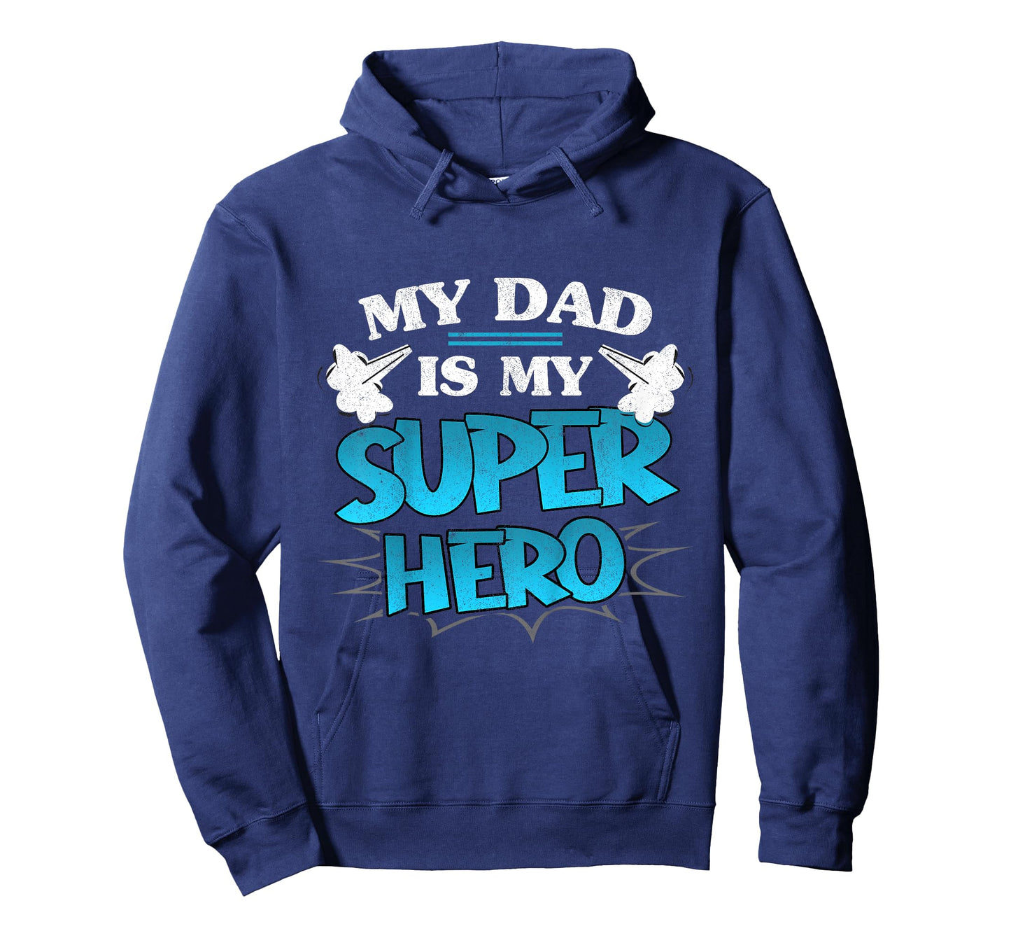 Kids My Dad is My Superhero Daddy Father's Day Hero Toddler Boy T-Shirt