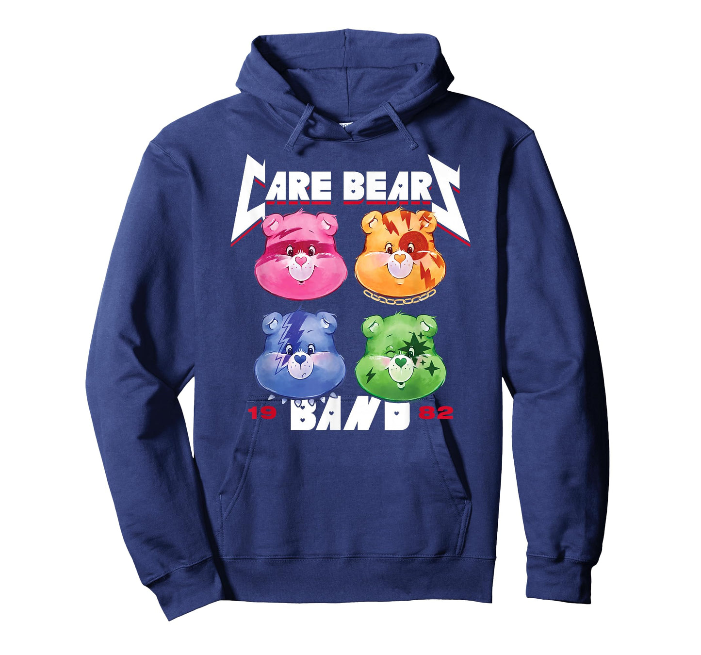 Care Bears Rock Band 1982 Retro Band Cartoon T-Shirt
