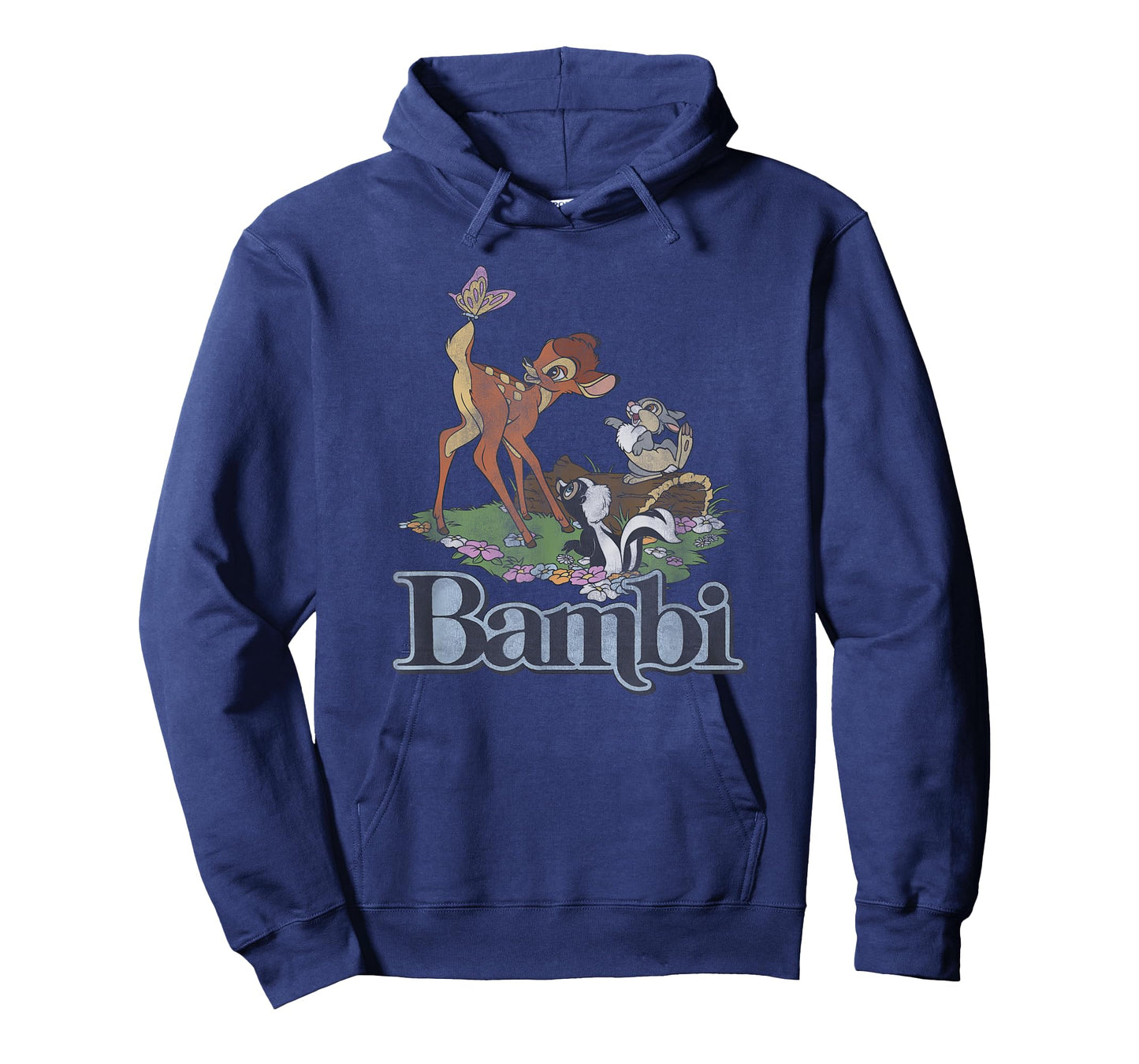 Disney Bambi Vintage Group Floral Poster T-Shirt