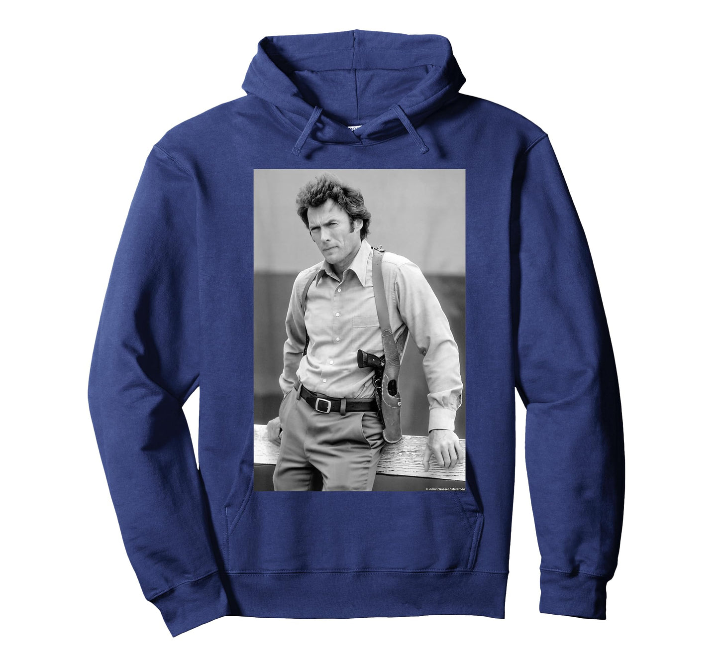 Clint Eastwood As Dirty Harry Magnum Force by Julian Wasser T-Shirt