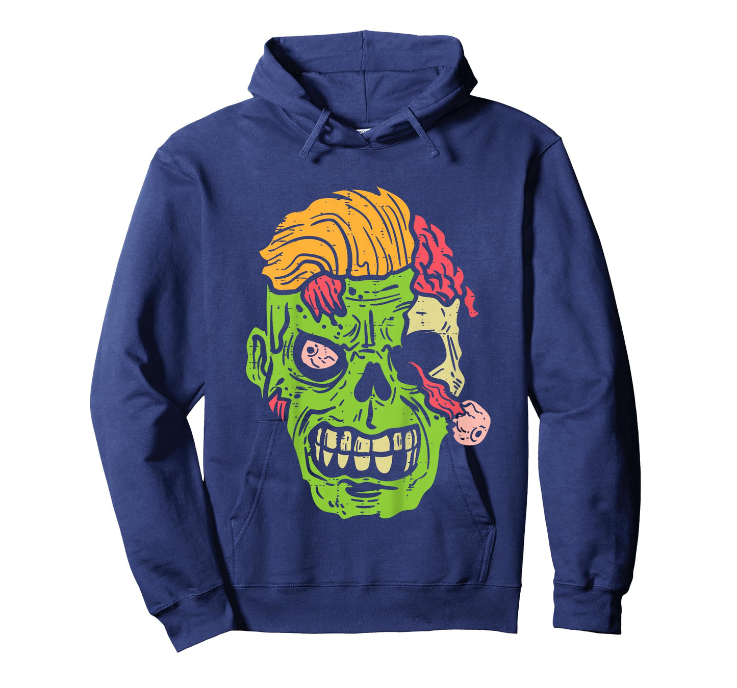 Kids Zombie Face Scary Spooky Creepy Halloween Boys Youth Teen T-Shirt
