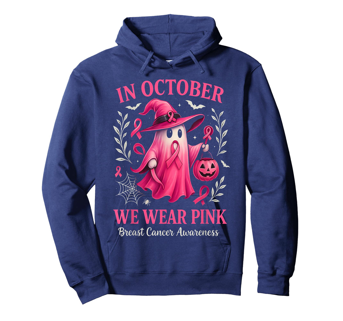 Breast Cancer Women Halloween in October We Wear Pink Gifts T-Shirt