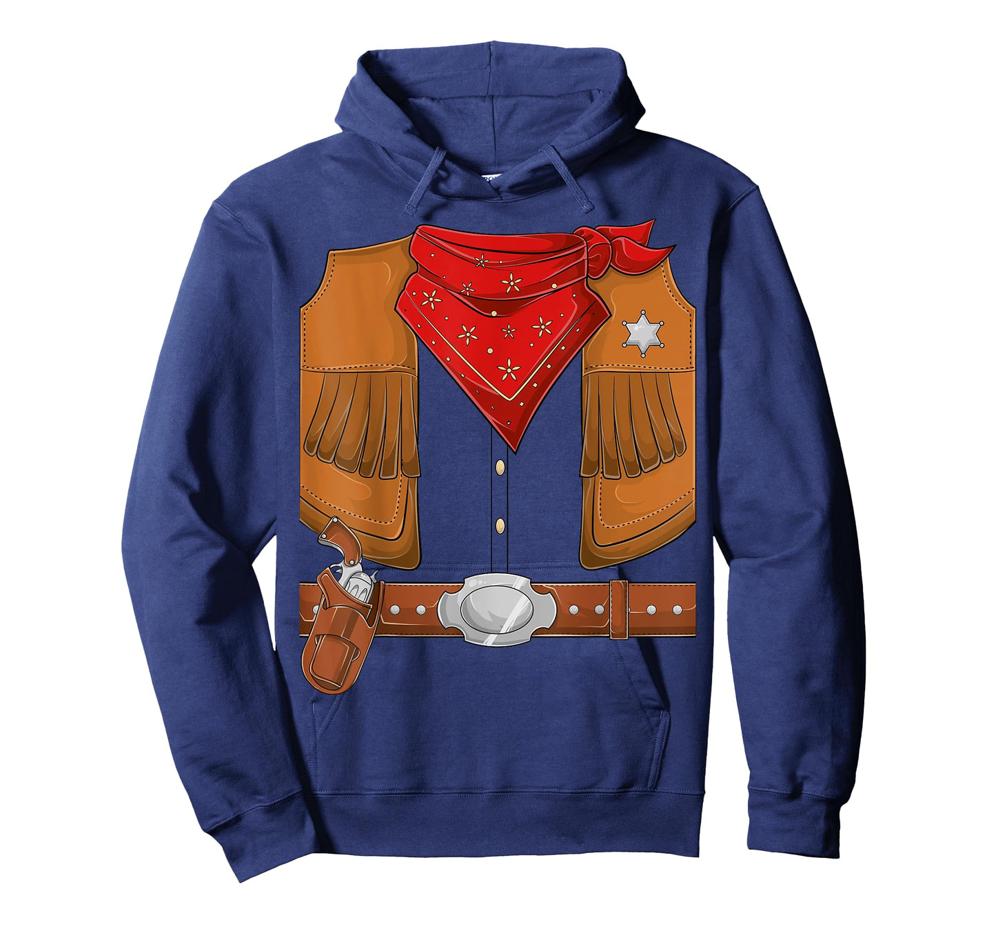 Cowboy Halloween Costume Men Women Kids Cowboy sherif T-Shirt