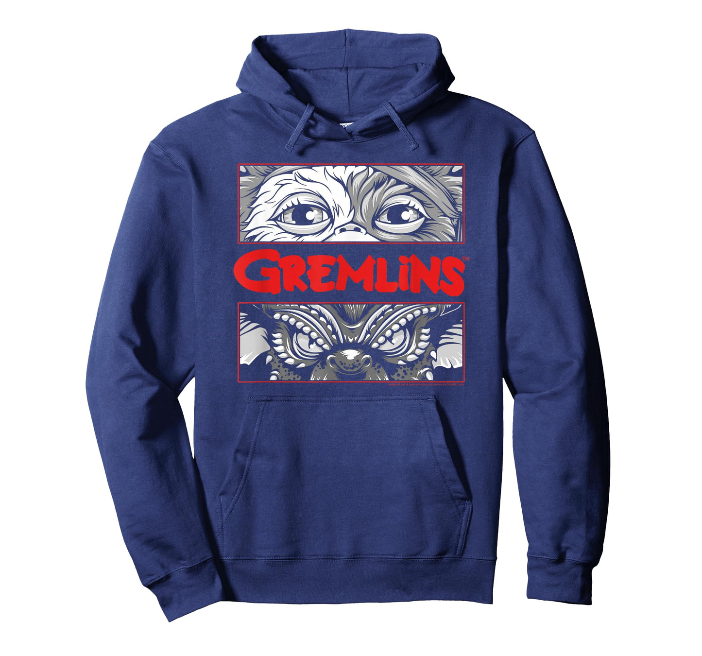 Gremlins Gizmo vs Stripe Eyes Illustration Retro 80's Movie T-Shirt