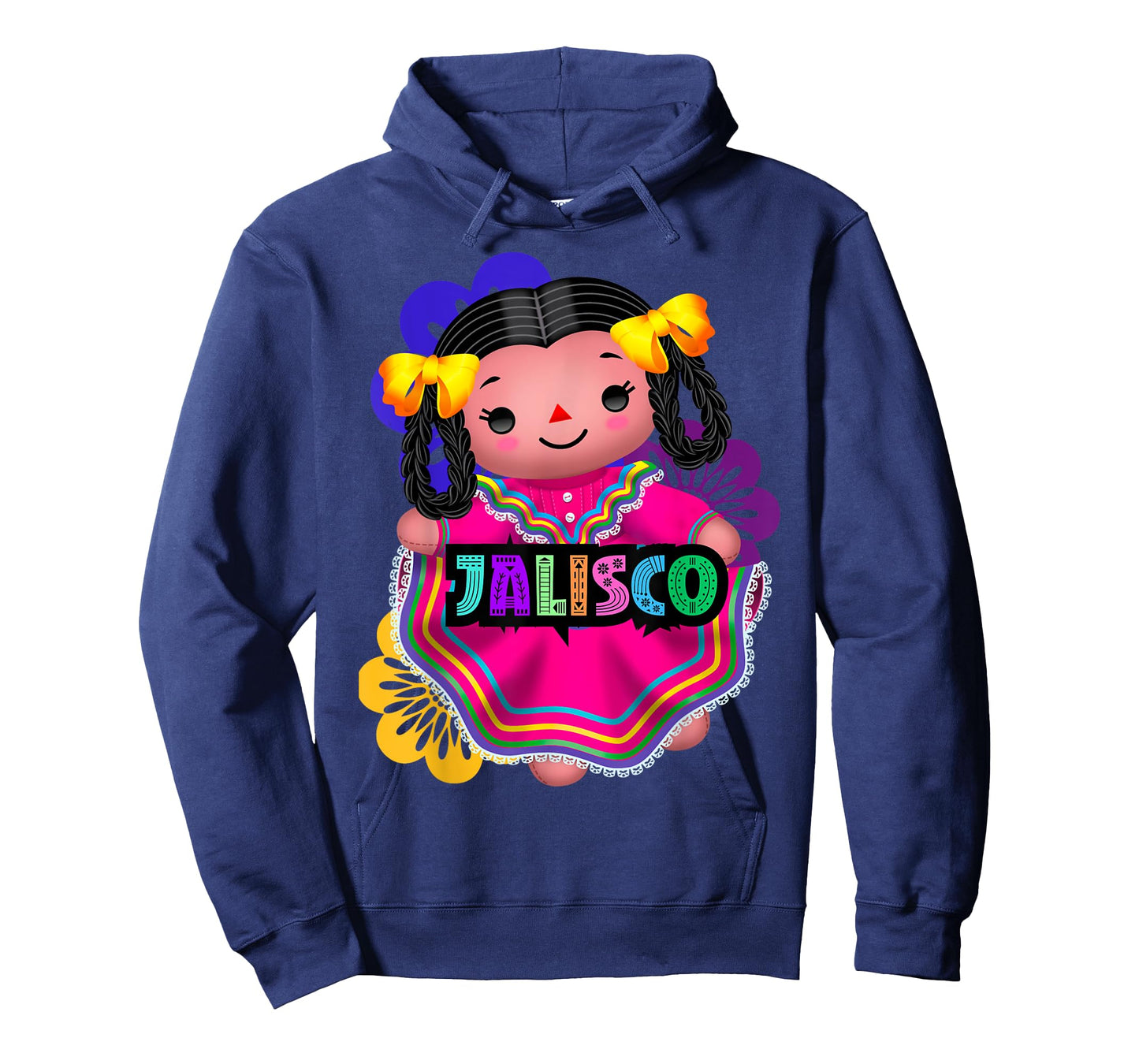 Jalisco Muñeca Lelé, Handmade Mexican Rag Doll Collection T-Shirt