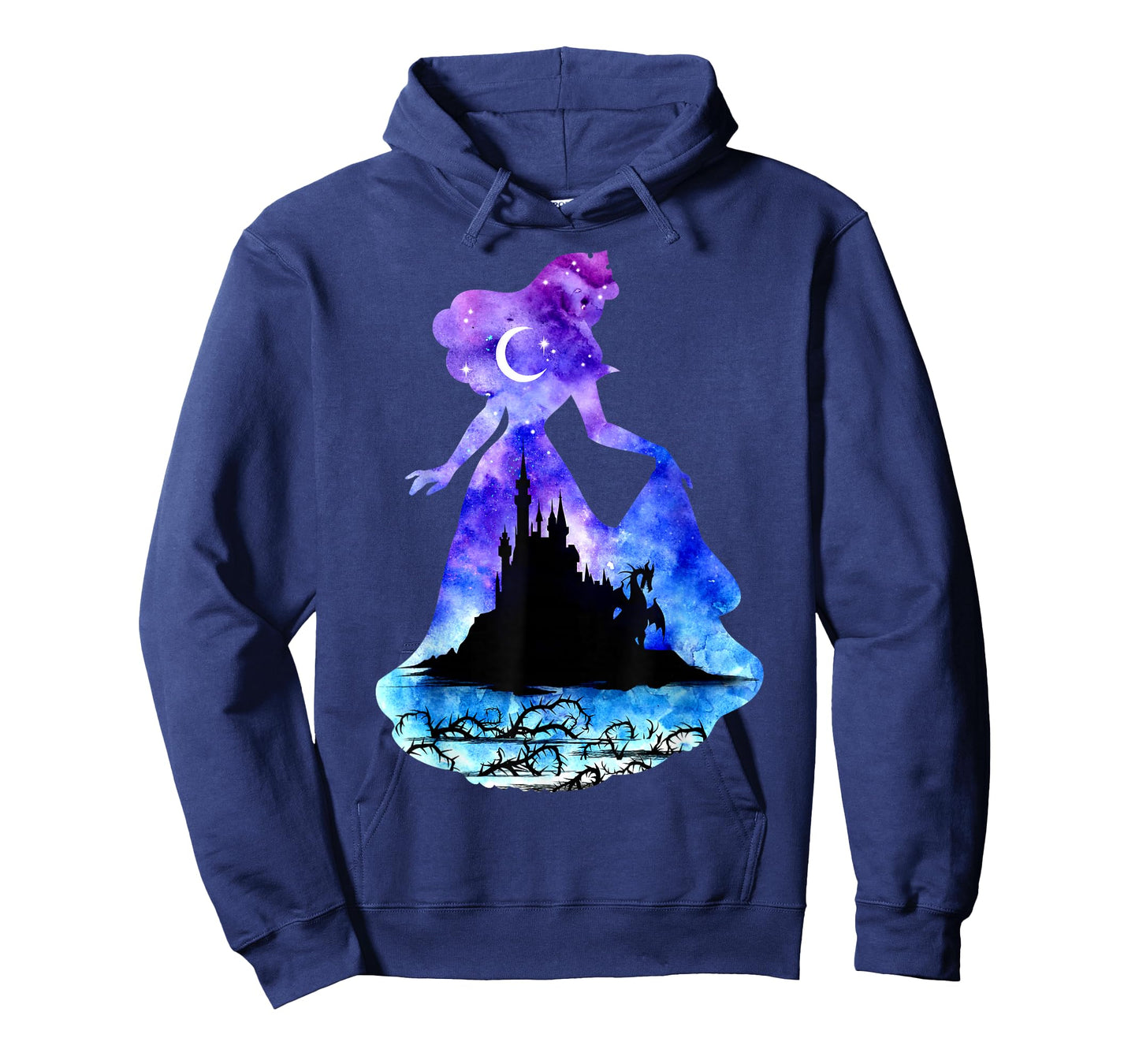 Disney Sleeping Beauty Castle Silhouette Graphic T-Shirt T-Shirt