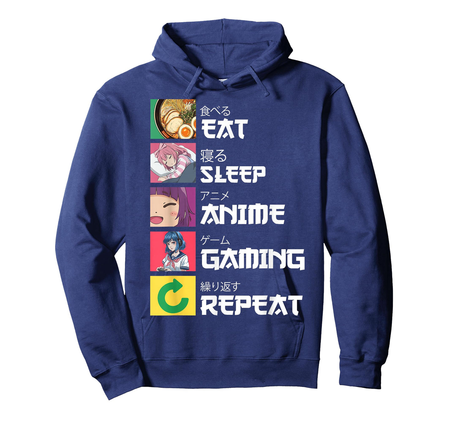Japan Boba Manga Kawaii Cool Gamer Japanese Eat Sleep Anime Gaming Repeat Unisex-Youth T-Shirt Black Small Anime T-Shirt
