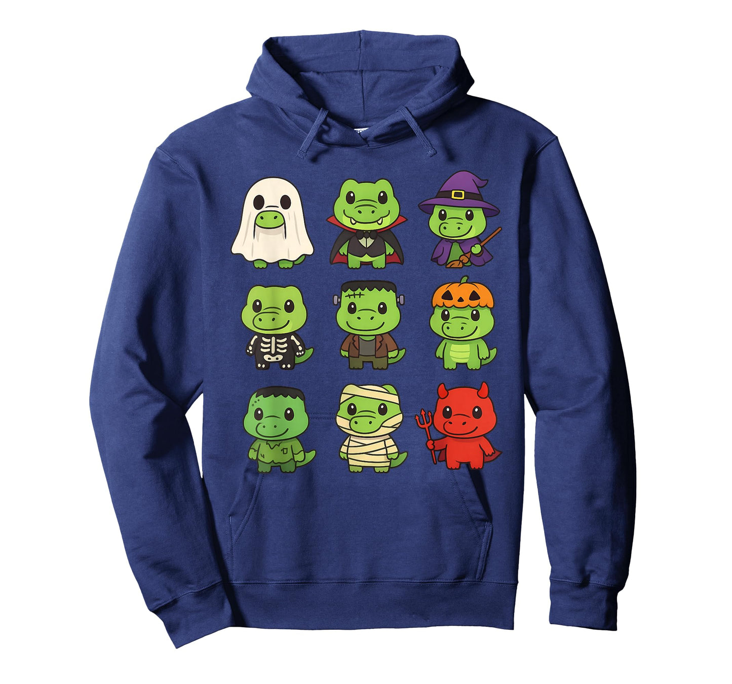 Funny Crocodile Ghost Costume Spooky Alligator Halloween T-Shirt