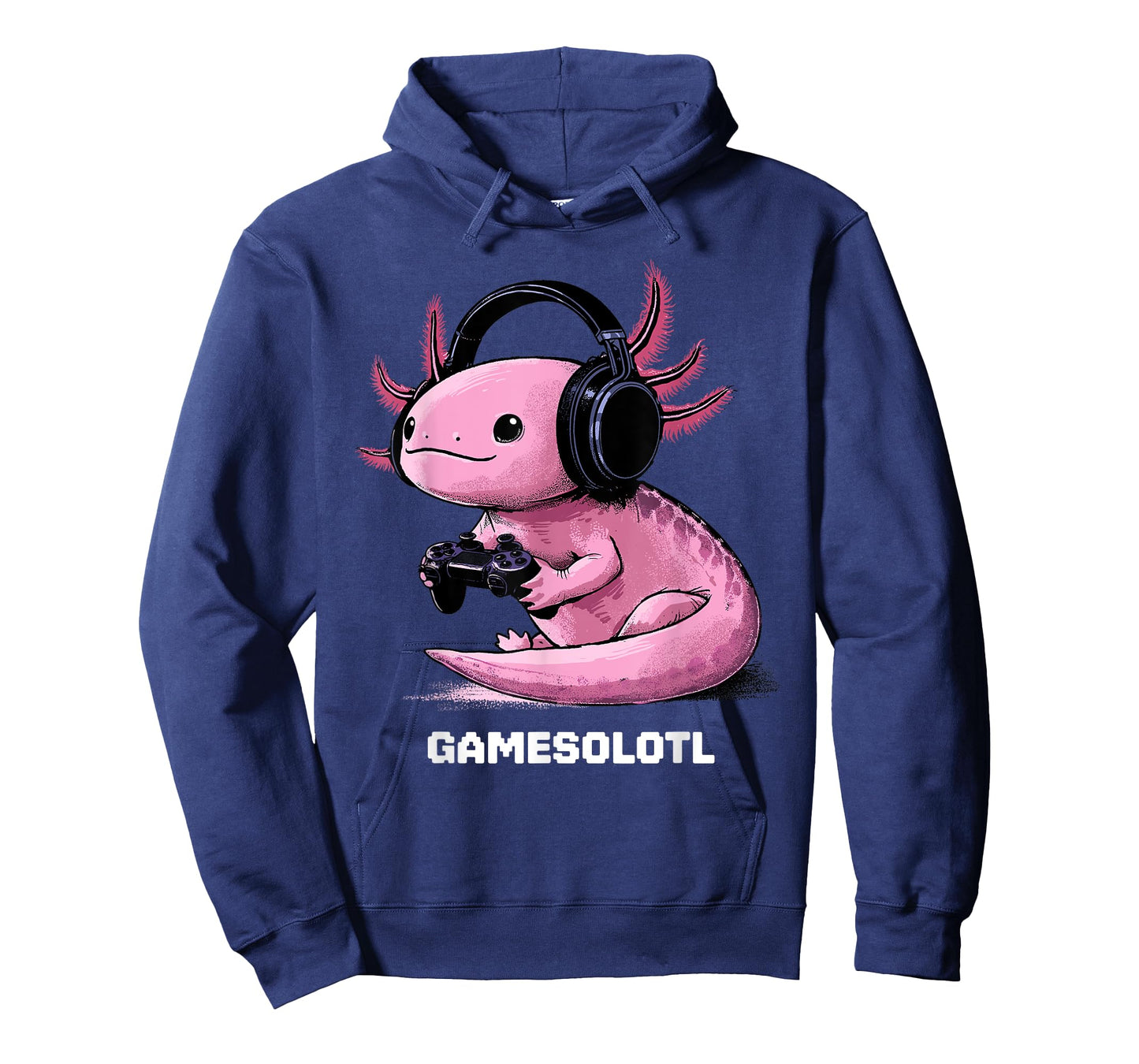Gamer Axolotl Shirt Kids Gamesolotl Fish Gaming Video Gamer T-Shirt