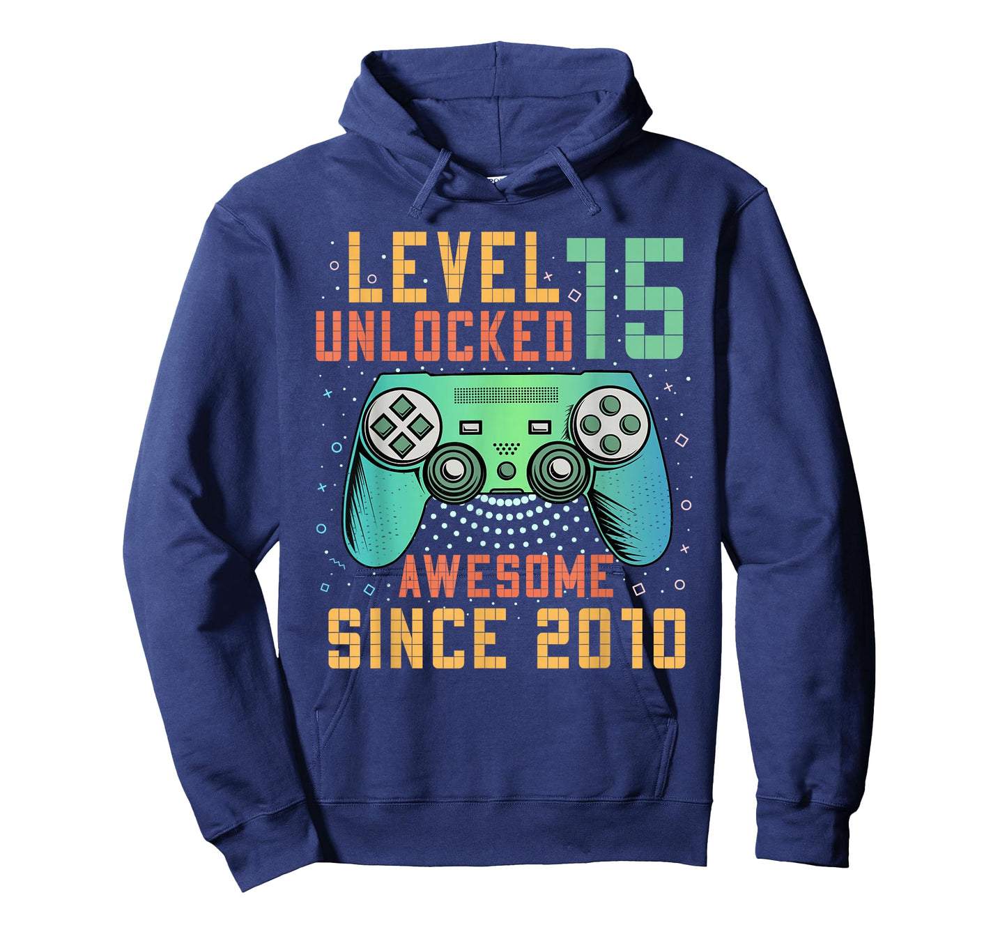 Level 15 Unlocked 15th Birthday 15 Year Old Boy Gifts Gaming T-Shirt
