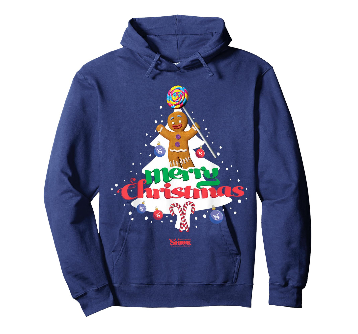 Shrek Gingy Merry Christmas Candy Tree T-Shirt