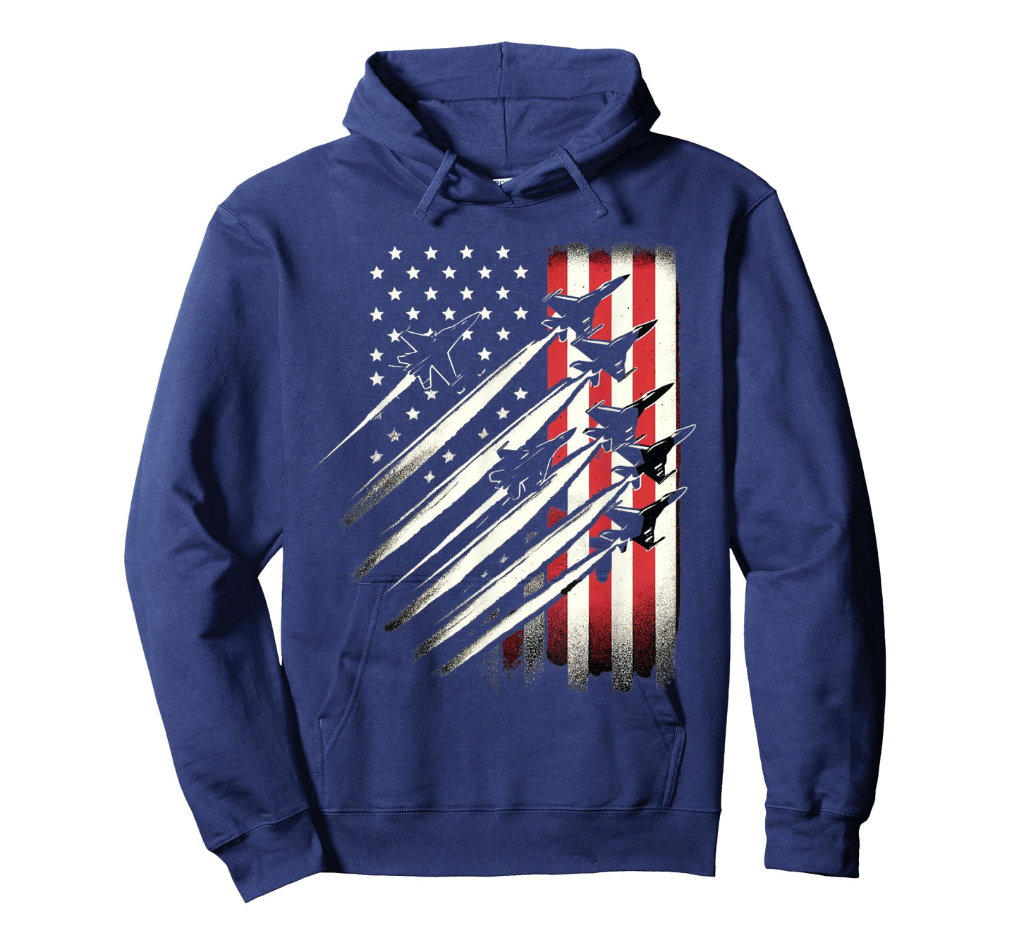 USA Flag Fighter Jets Patriotic America Memorial July 4th T-Shirt