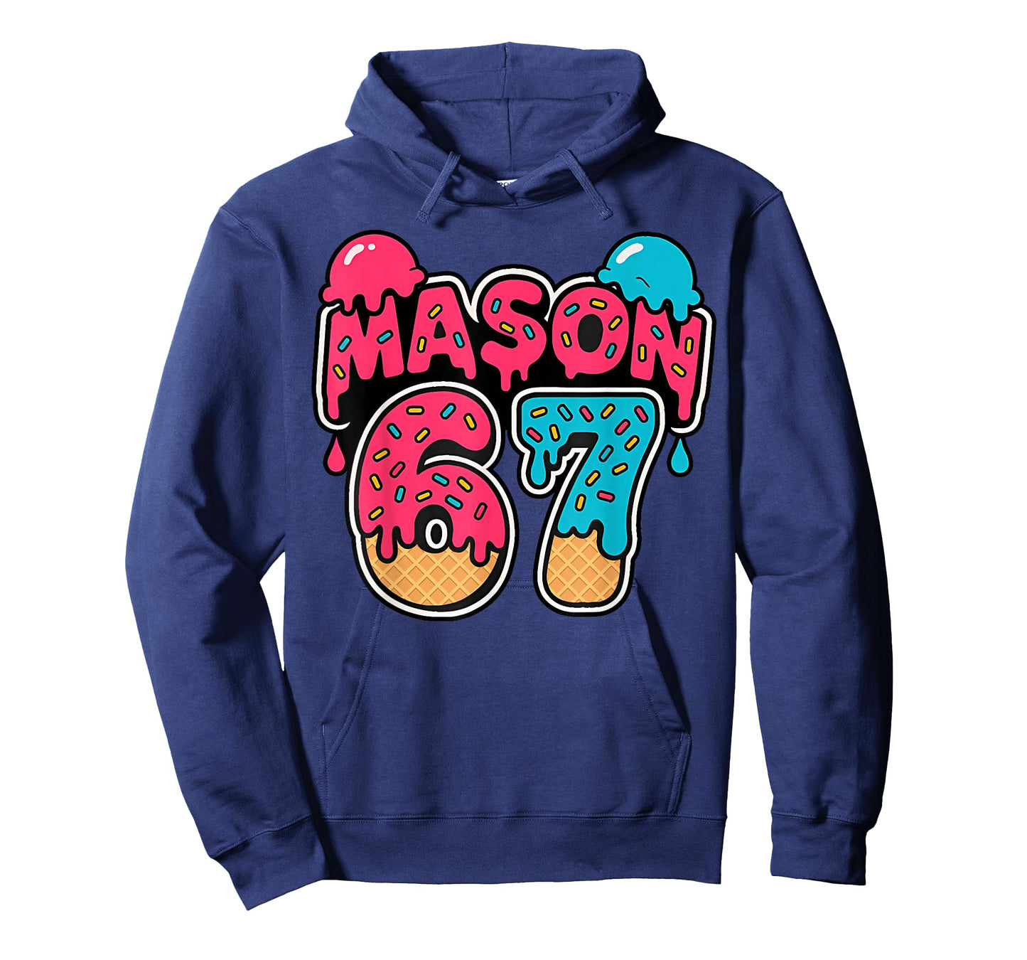 Six Seven Ice Cream Drip Sport 67 Fun Mason Meme T-Shirt